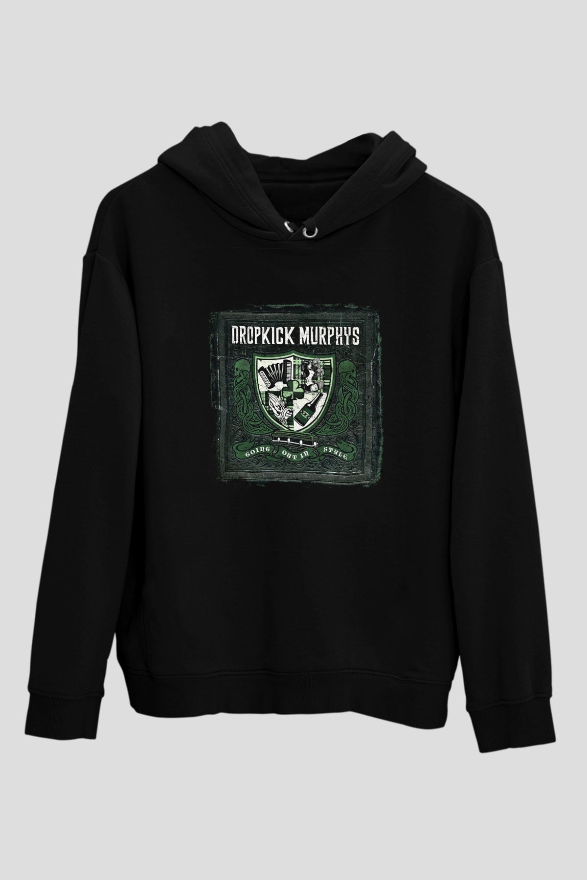 Dropkick Murphys Baskılı Unisex Siyah Hoodie