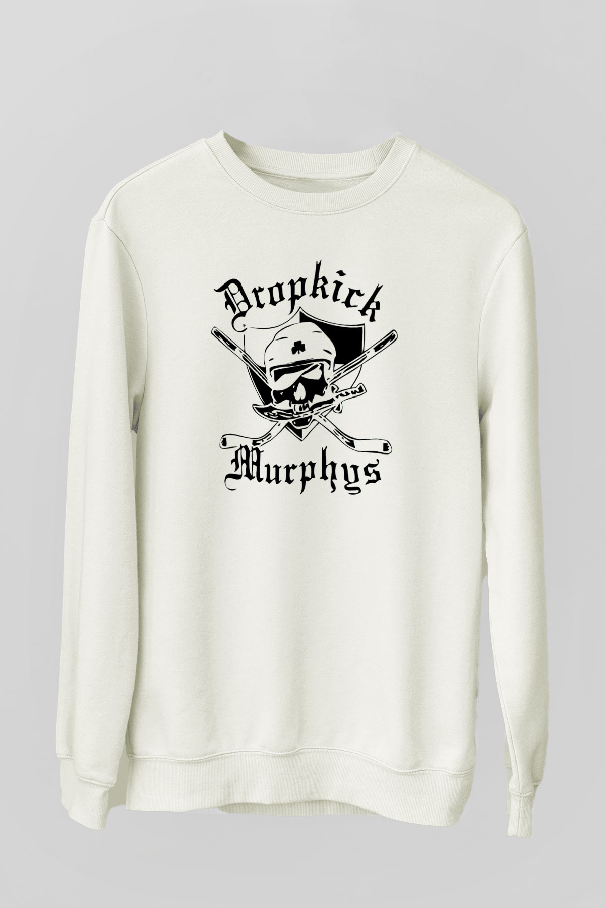 Dropkick Murphys Beyaz Unisex Sweatshirt