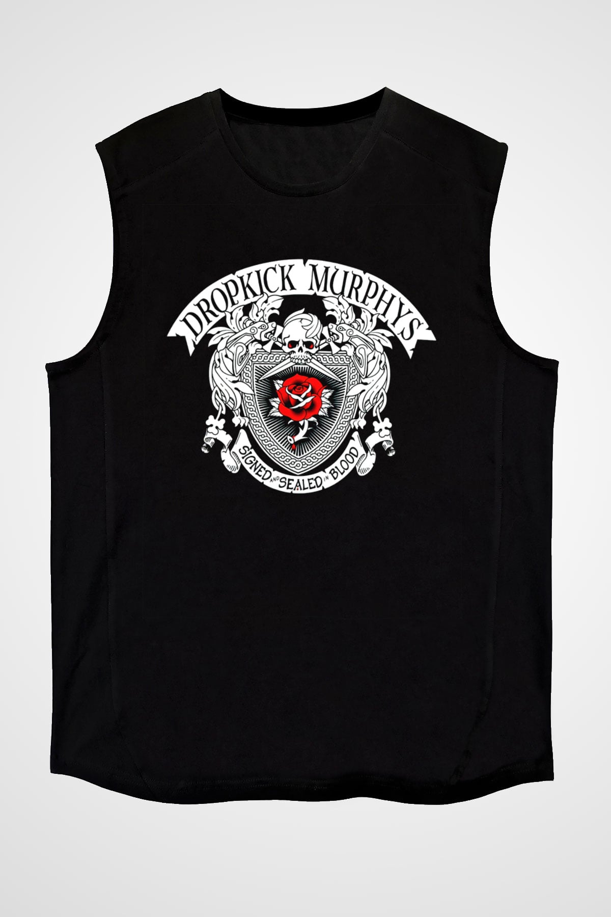 Dropkick Murphys Siyah Unisex Kolsuz Tişört