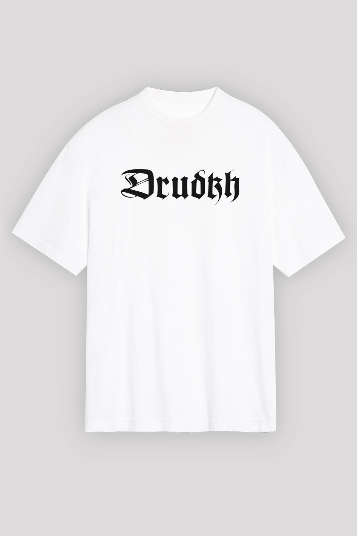 Drudkh Beyaz Unisex Oversize Tişört T-Shirt