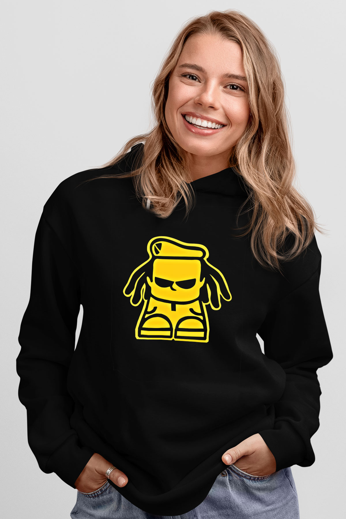 Dubioza Kolektiv Baskılı Unisex Siyah Hoodie