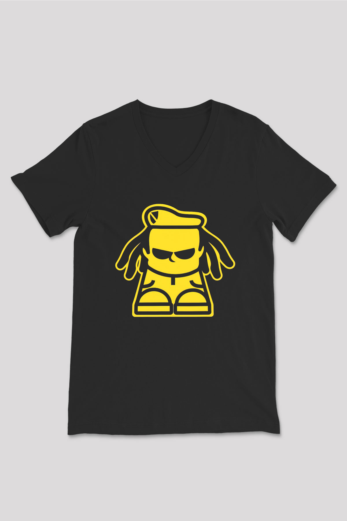 Dubioza kolektiv Siyah Unisex V Yaka Tişört T-Shirt