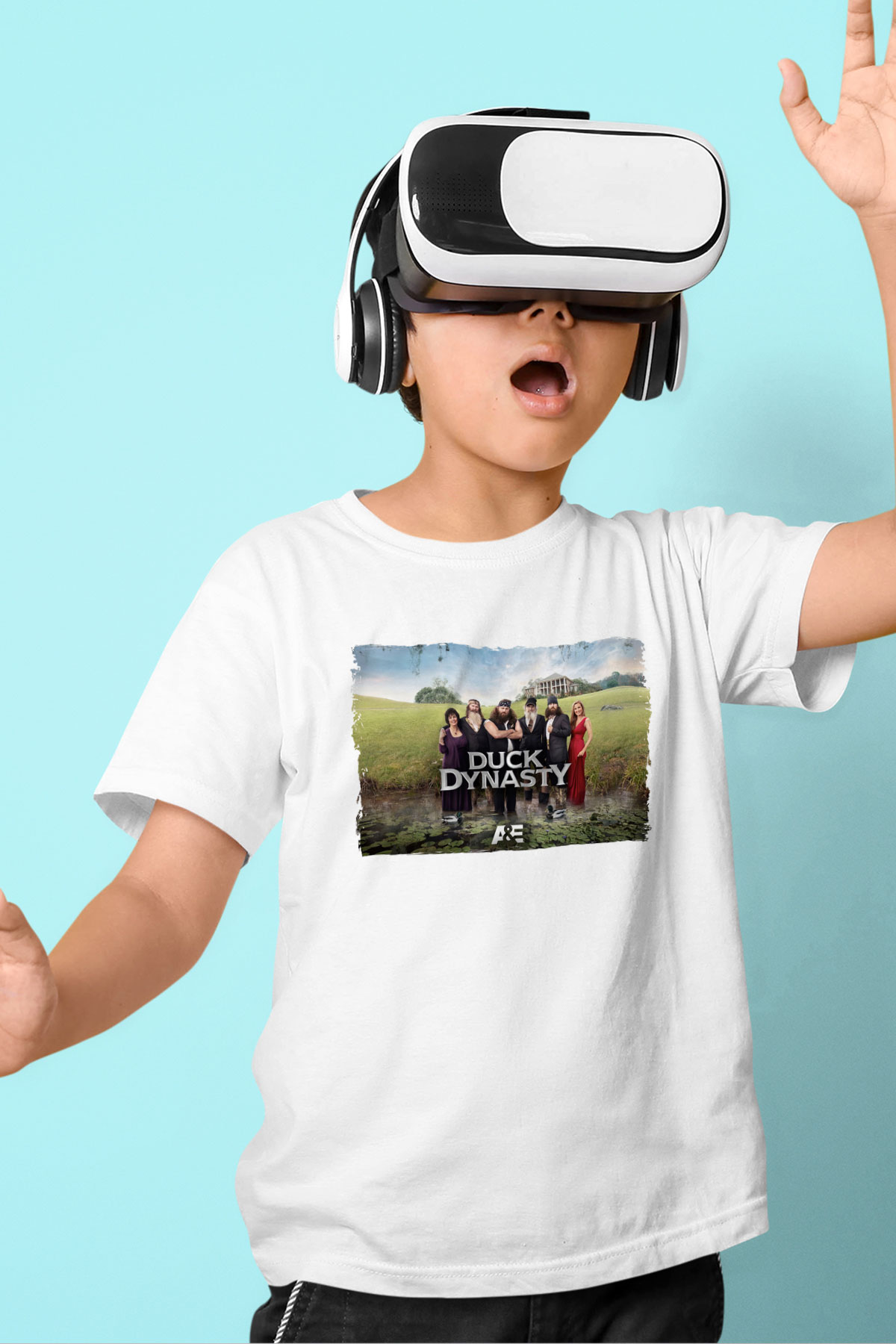 Duck Dynasty Beyaz Unisex Çocuk Tişört