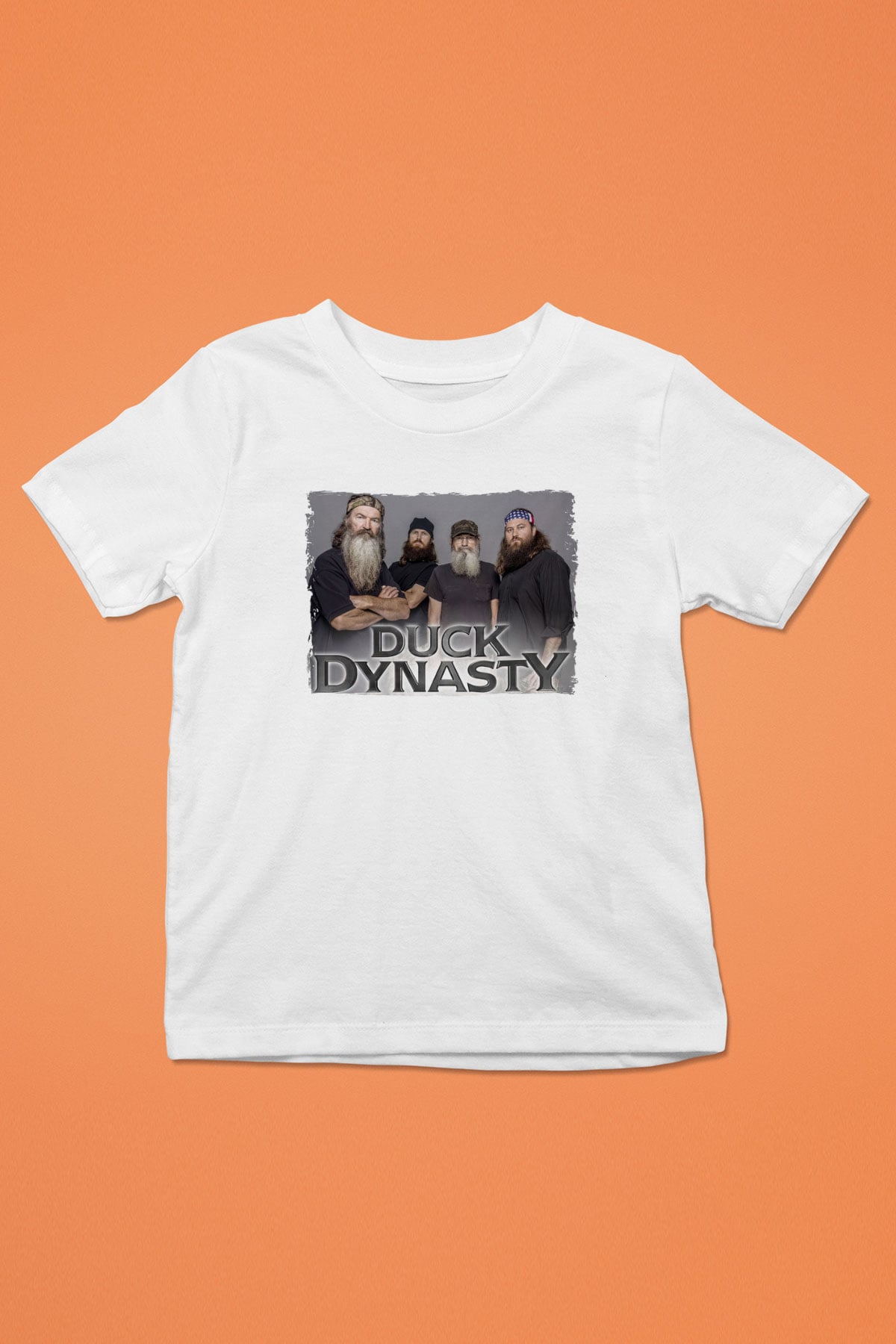 Duck Dynasty Beyaz Unisex Çocuk Tişört
