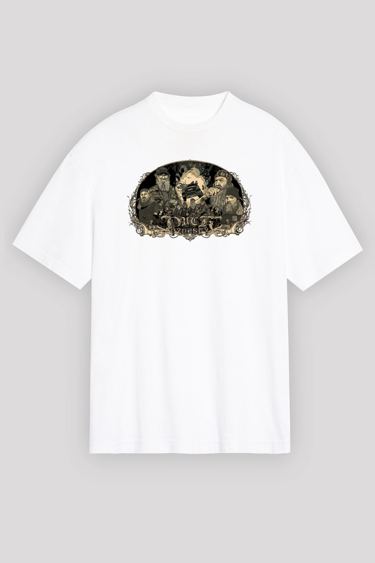 Duck Dynasty Beyaz Unisex Tişört T-Shirt