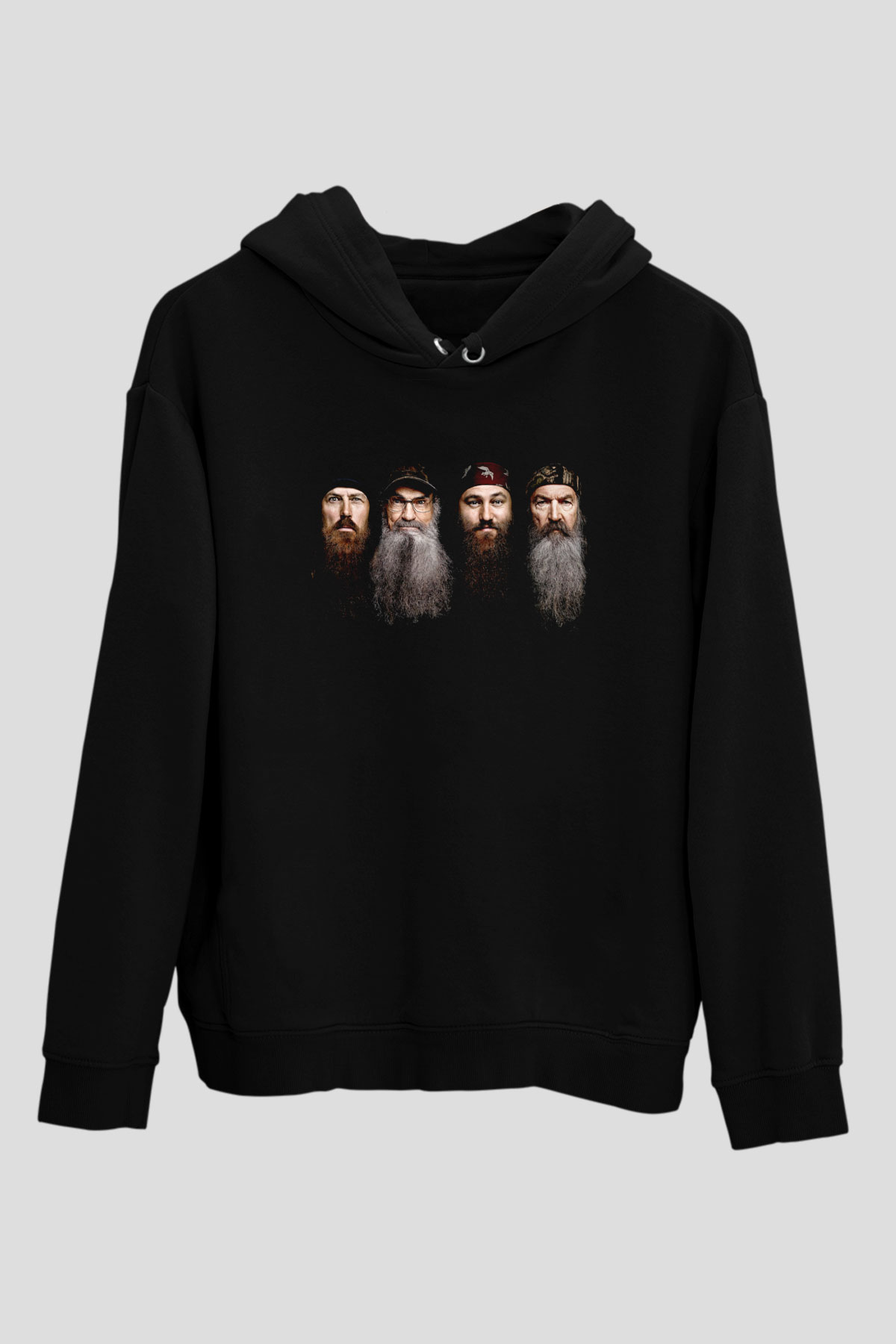 Duck Dynasty Siyah Unisex Hoodie