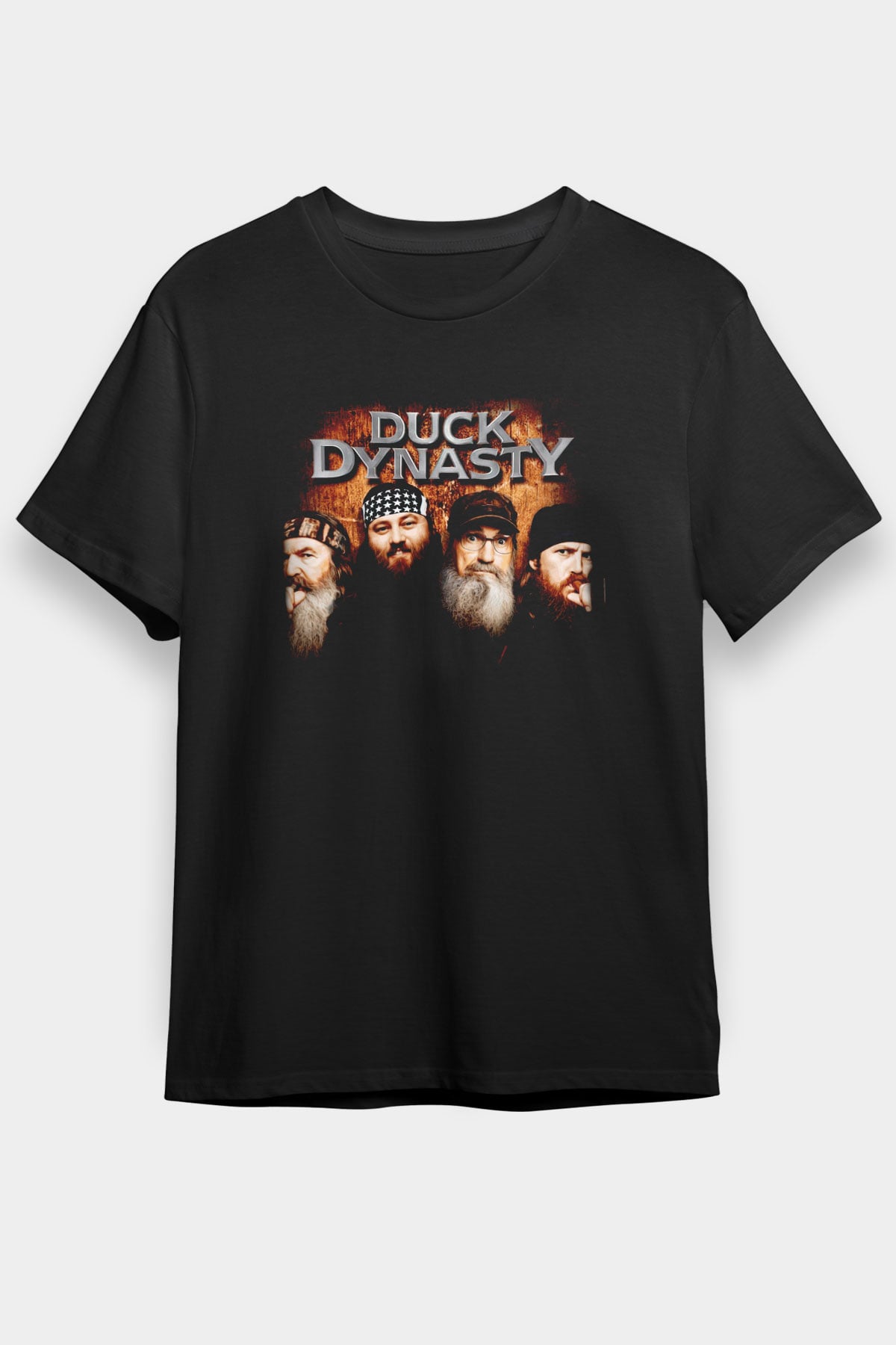 Duck Dynasty Siyah Unisex Tişört T-Shirt