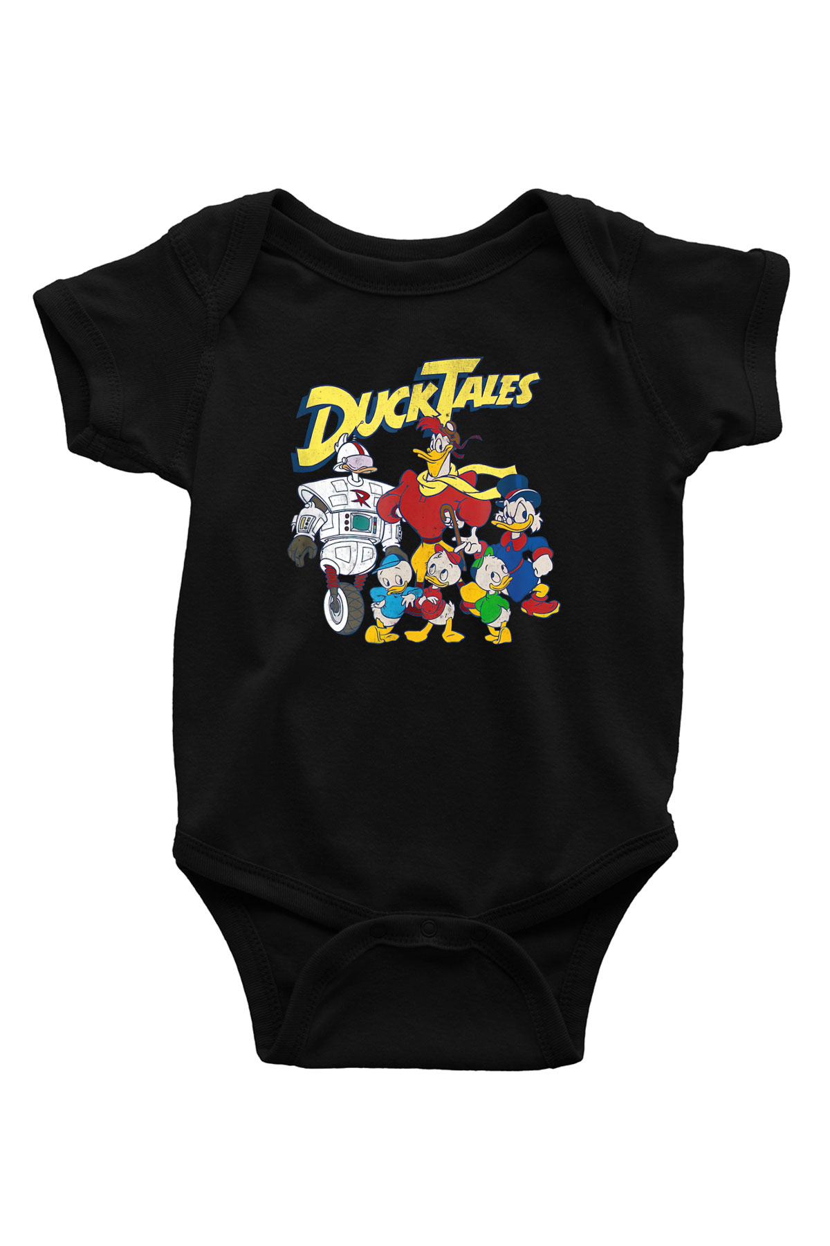 DuckTales Siyah Bebek Body - Zıbın