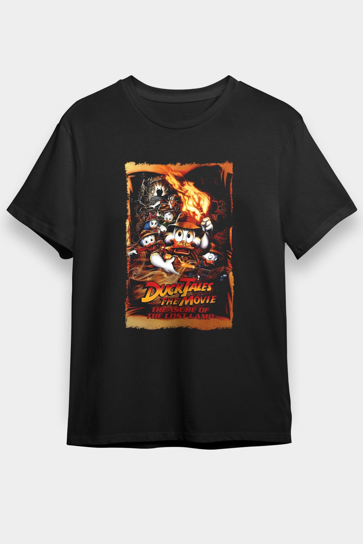 DuckTales Siyah Unisex Tişört