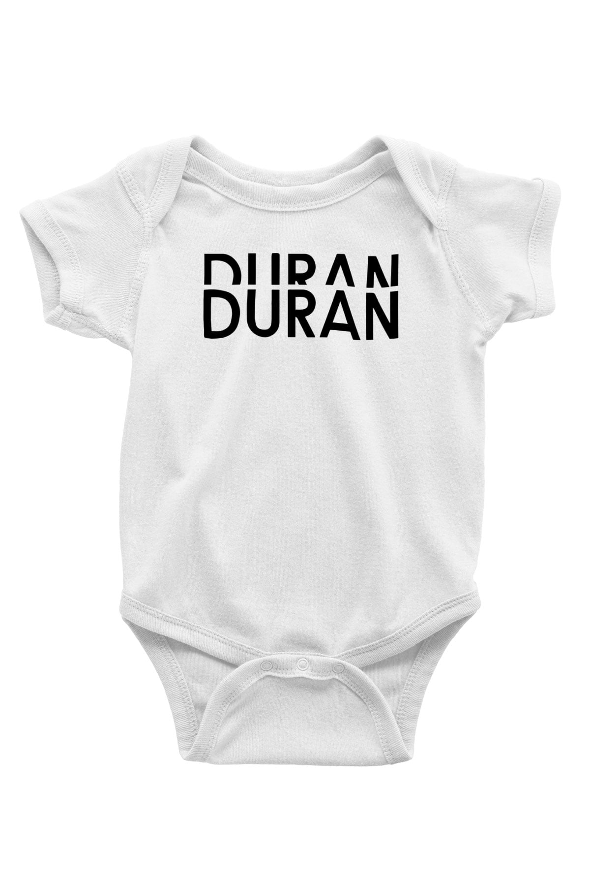 Duran Duran Baskılı Beyaz Unisex Bebek Body - Zıbın
