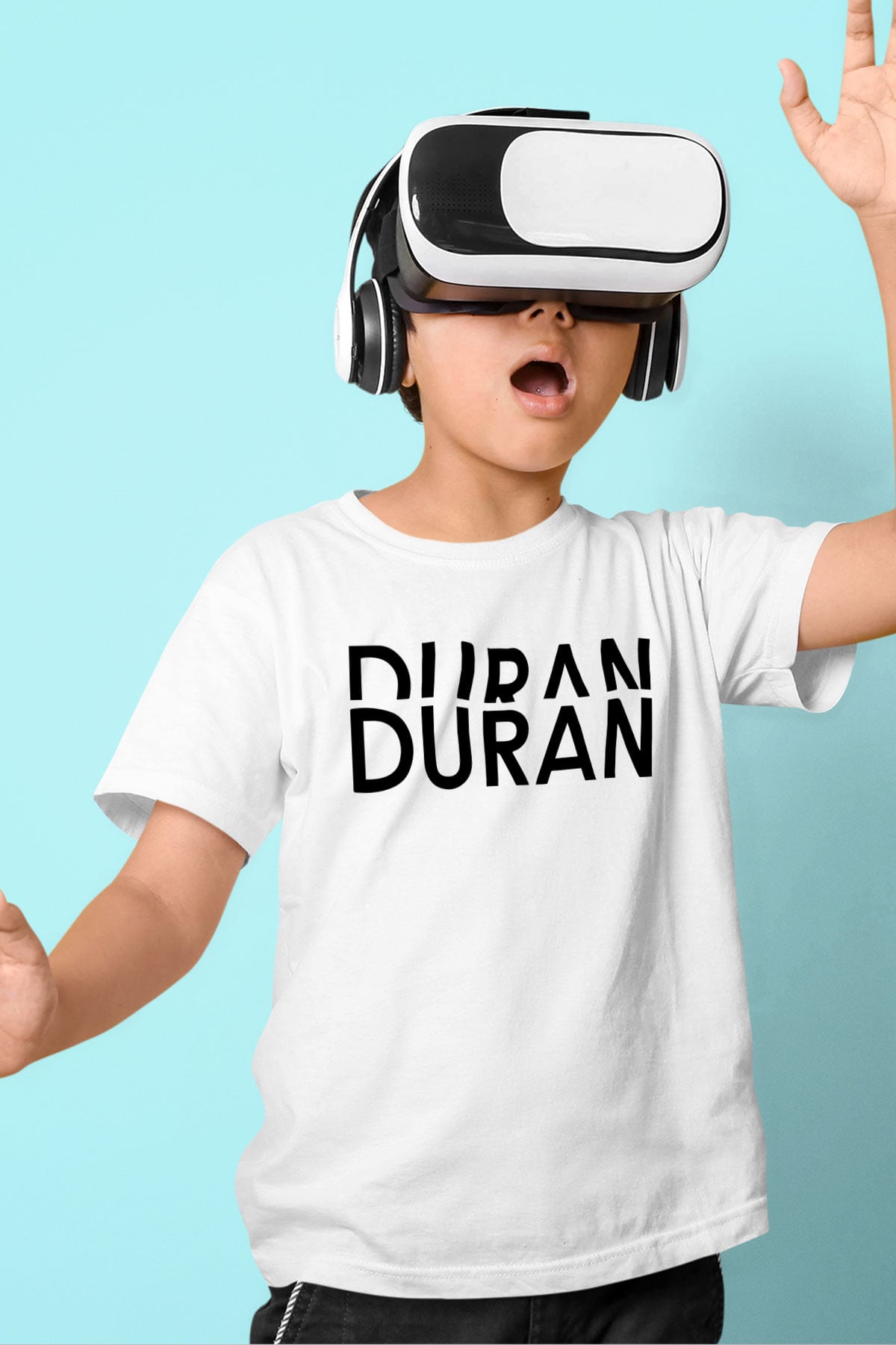 Duran Duran Baskılı Beyaz Unisex Çocuk Tişört