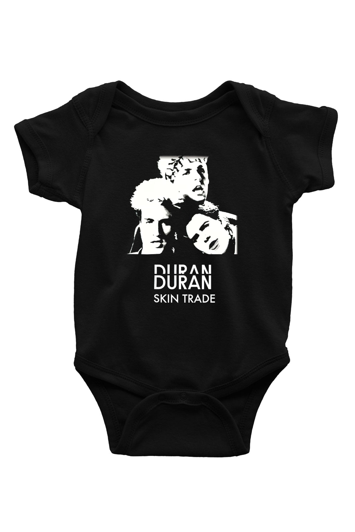 Duran Duran Baskılı Siyah Bebek Body - Zıbın