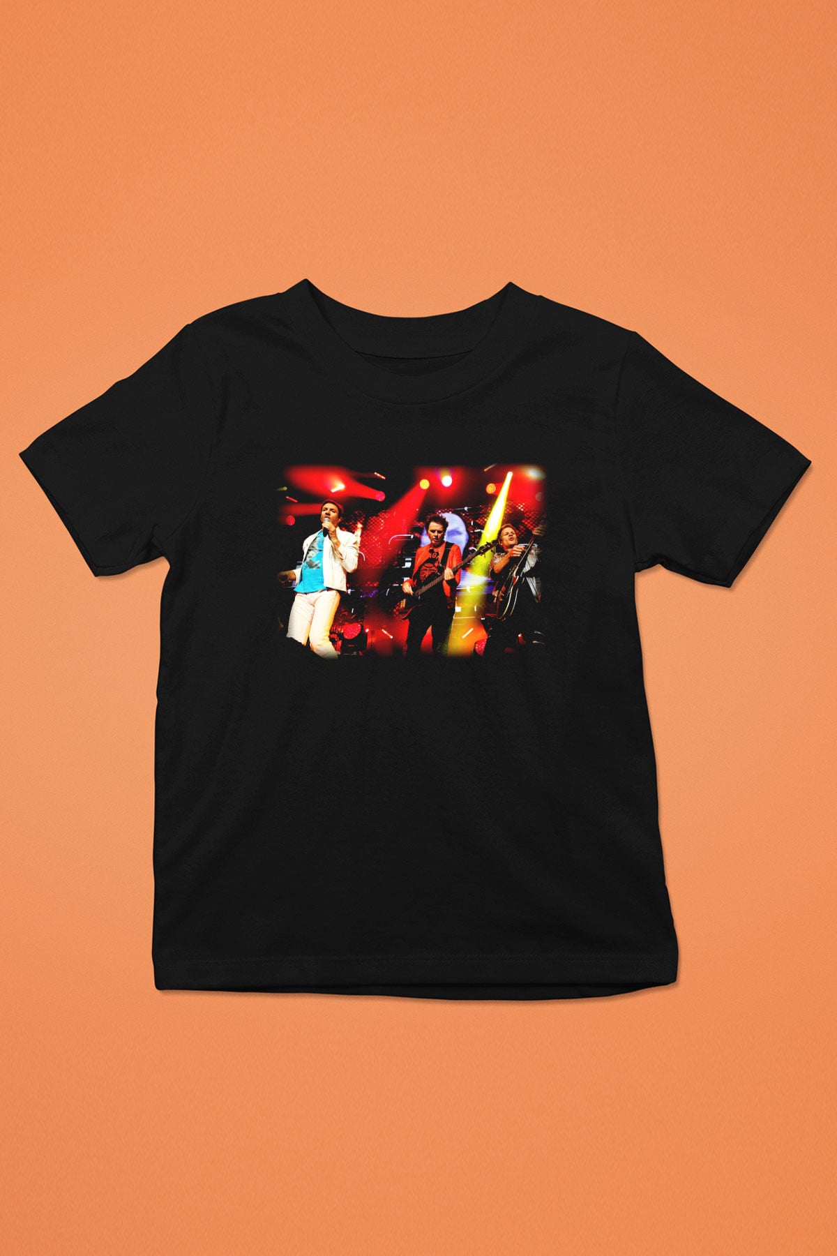 Duran Duran Baskılı Siyah Unisex Çocuk Tişört