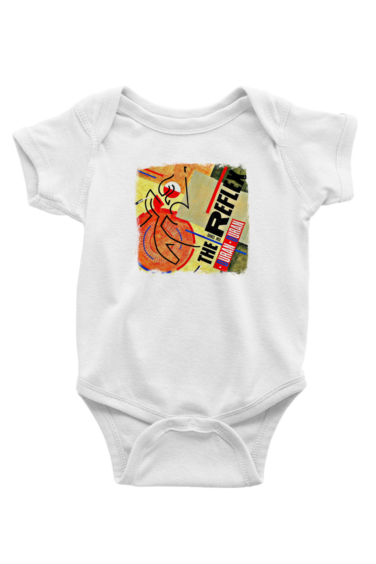 Duran Duran Baskılı Unisex Beyaz Bebek Body - Zıbın