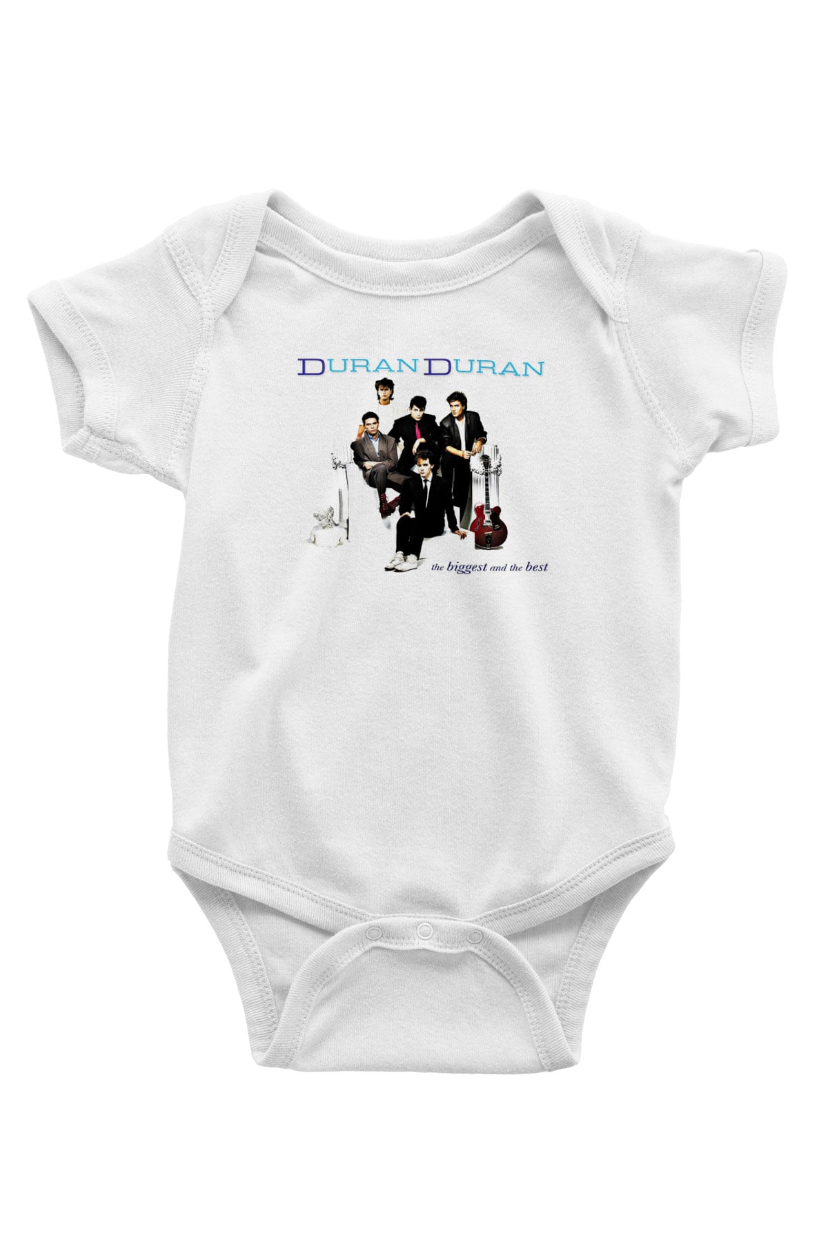 Duran Duran Baskılı Unisex Beyaz Bebek Body - Zıbın