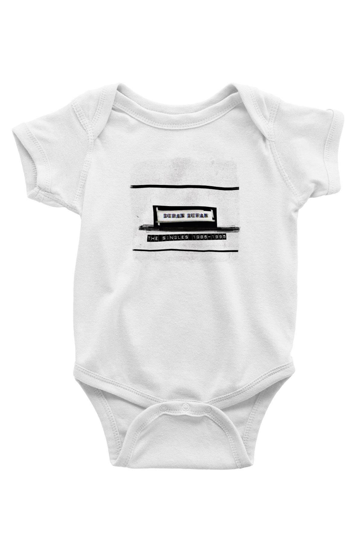 Duran Duran Baskılı Unisex Beyaz Bebek Body - Zıbın