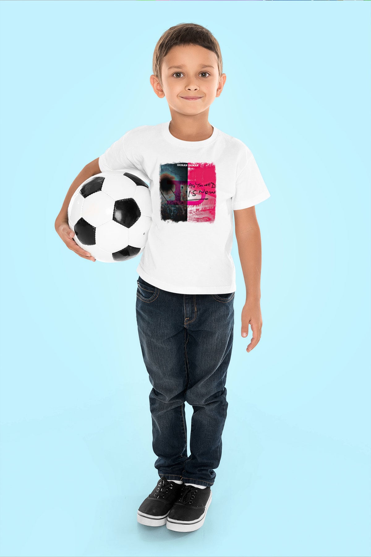 Duran Duran Baskılı Unisex Beyaz Çocuk Tişört