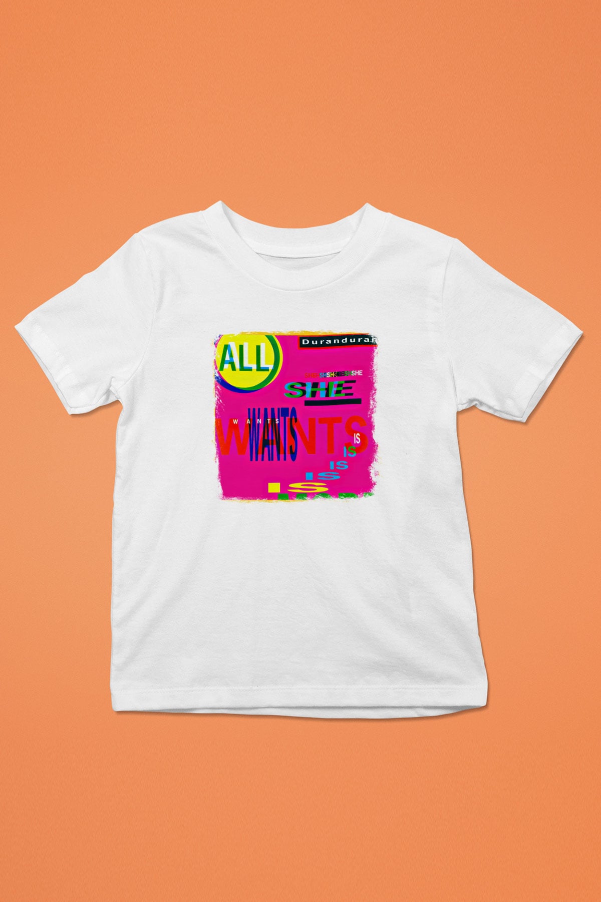 Duran Duran Baskılı Unisex Beyaz Çocuk Tişört