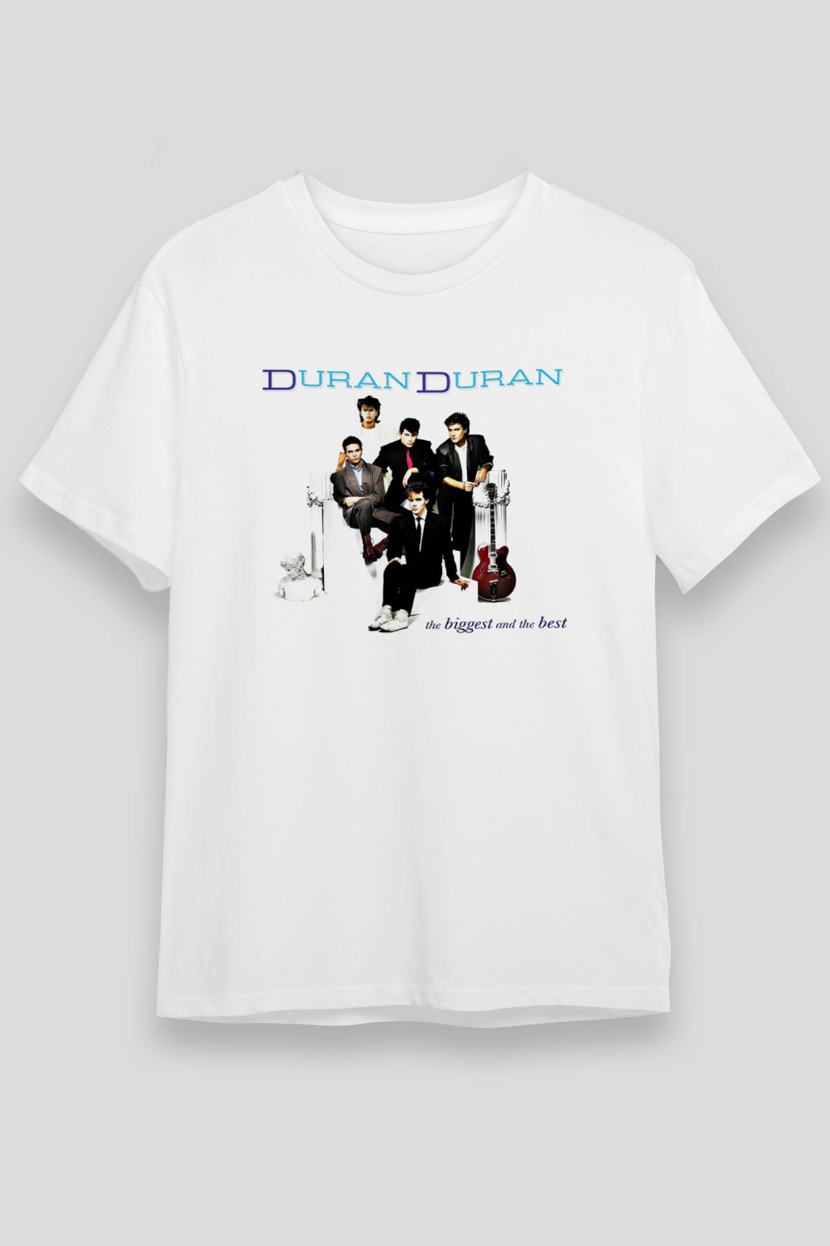 Duran Duran Baskılı Unisex Beyaz Tişört