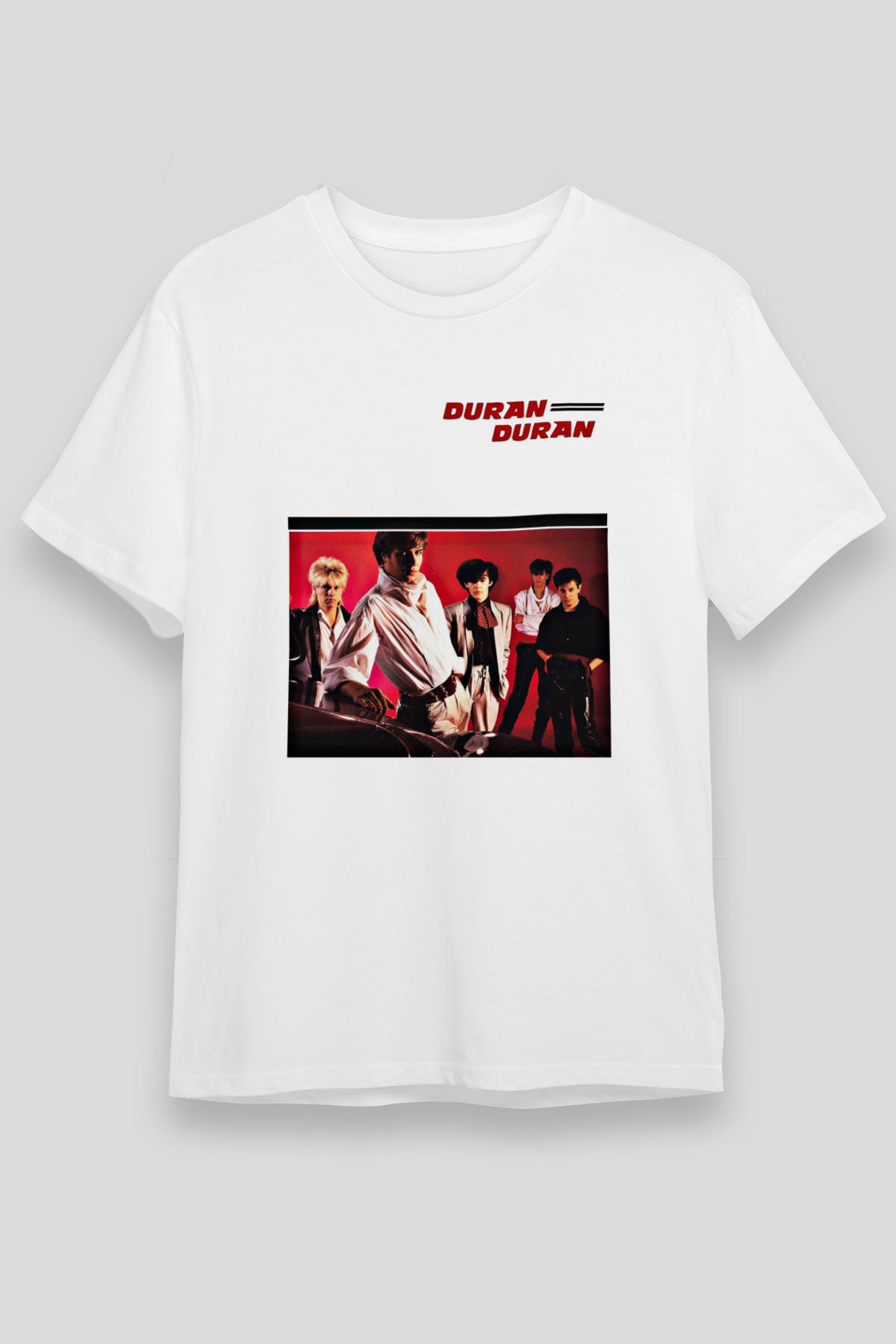 Duran Duran Baskılı Unisex Beyaz Tişört