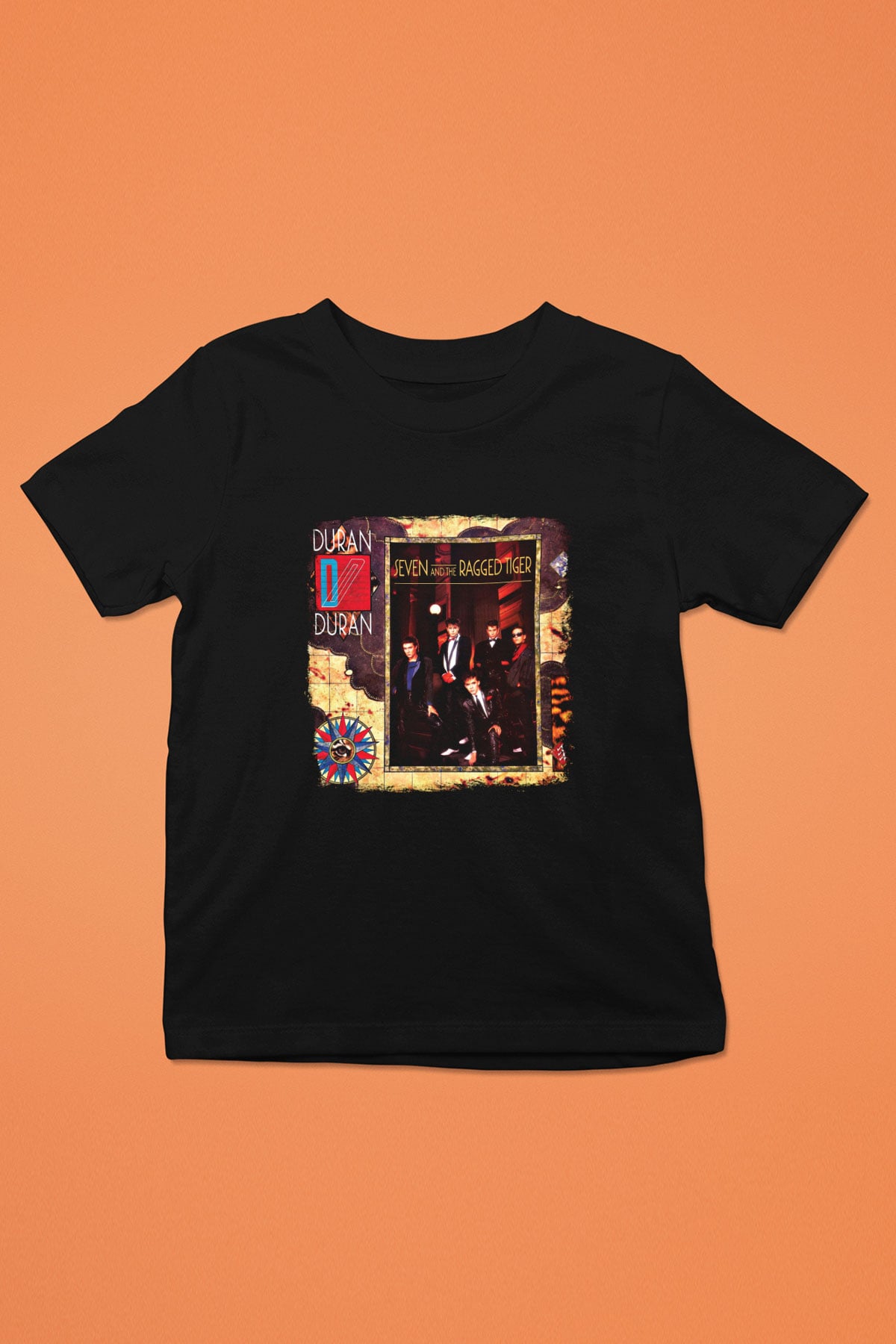 Duran Duran Baskılı Unisex Siyah Çocuk Tişört