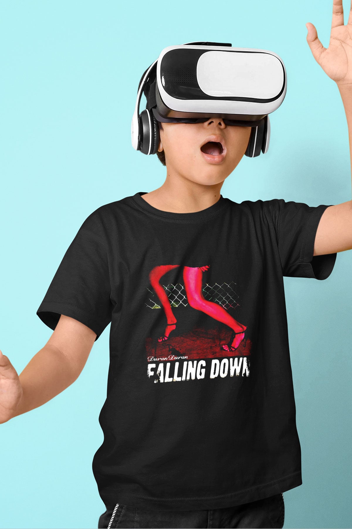 Duran Duran Baskılı Unisex Siyah Çocuk Tişört