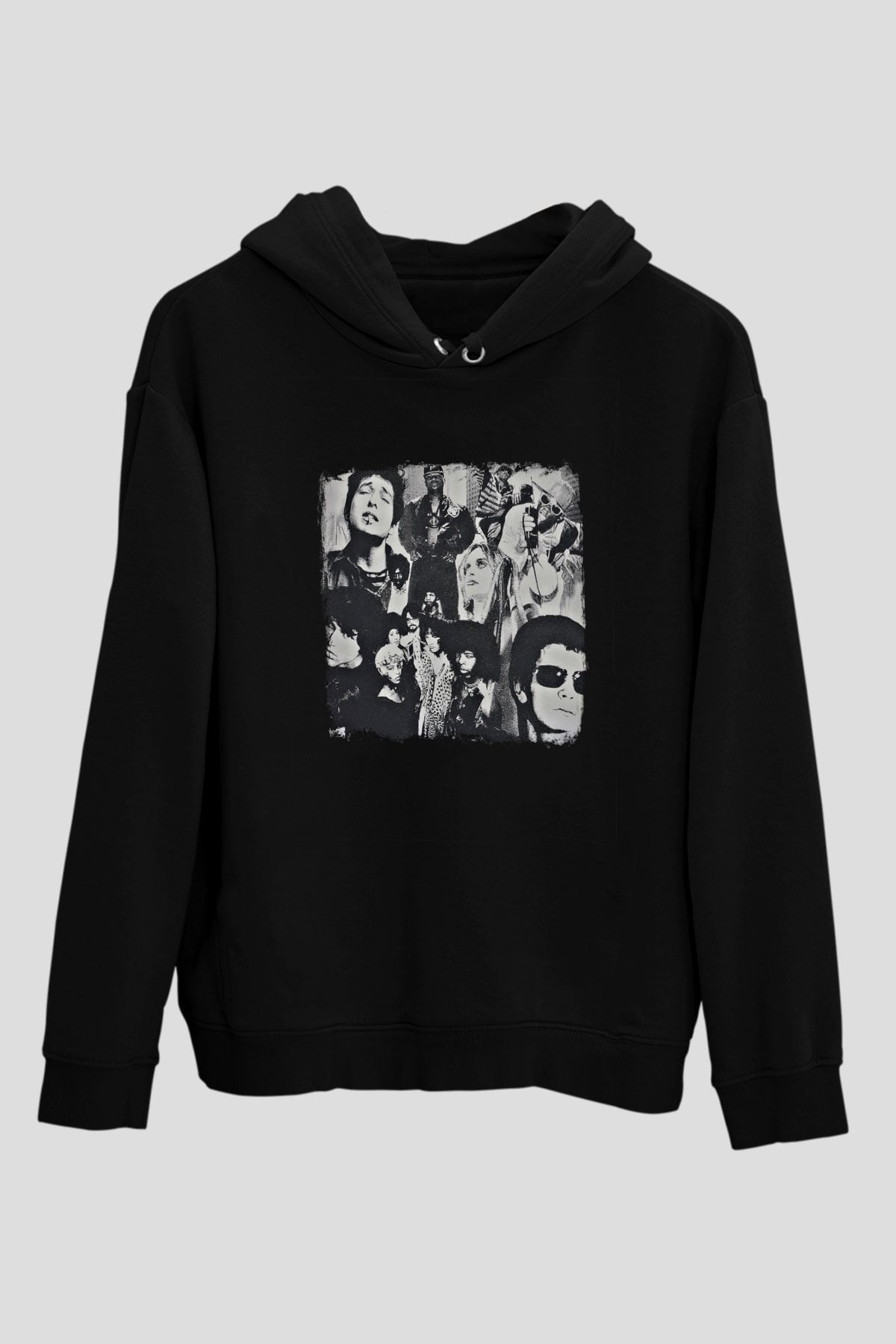 Duran Duran Baskılı Unisex Siyah Hoodie
