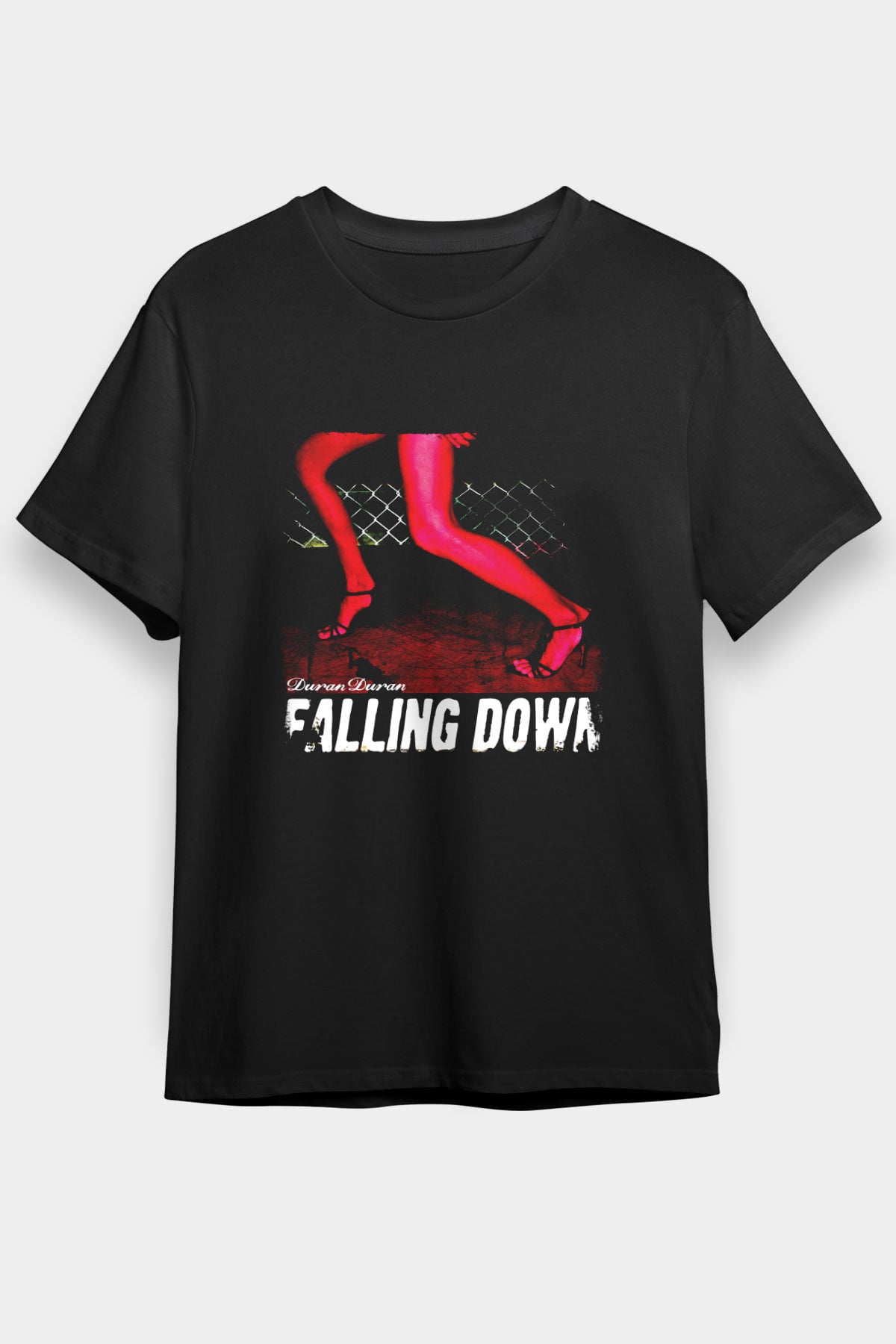 Duran Duran Baskılı Unisex Siyah Tişört