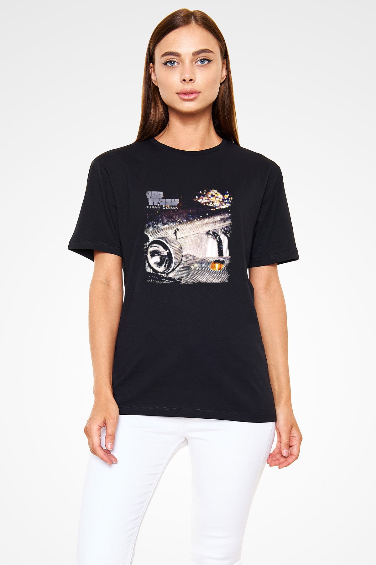 Duran Duran Baskılı Unisex Siyah Tişört