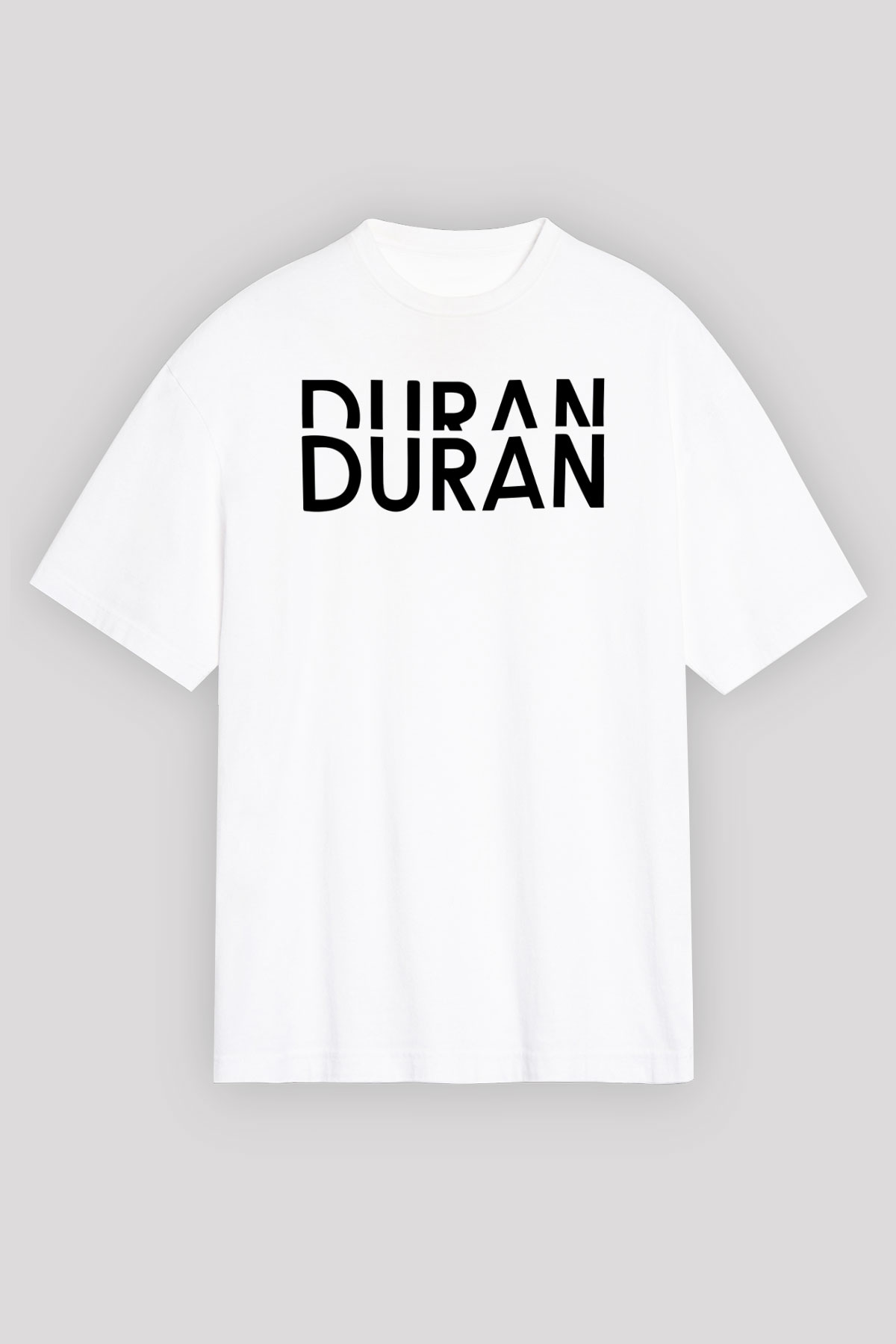 Duran Duran Beyaz Unisex Oversize Tişört T-Shirt