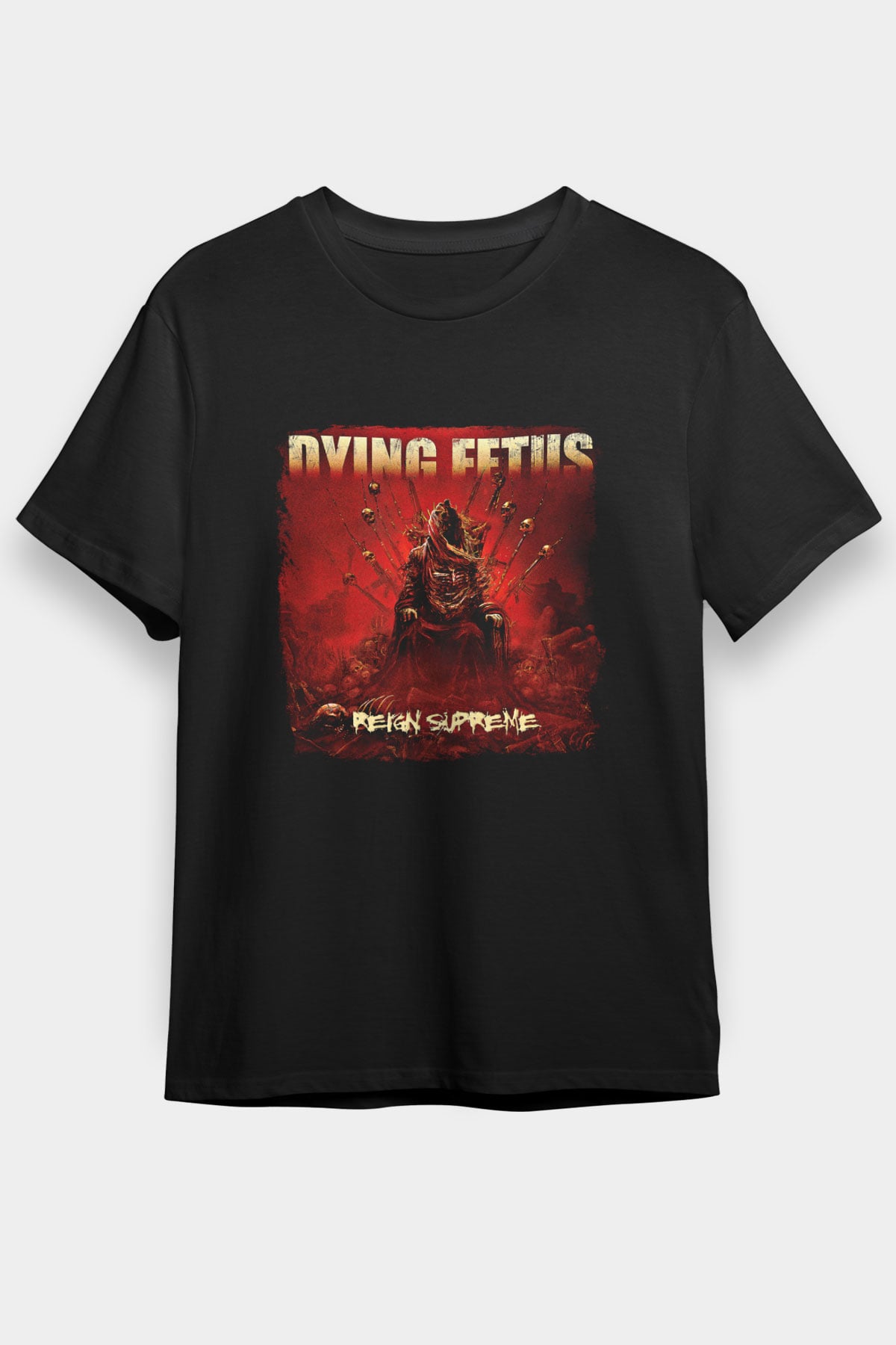 Dying Fetus Baskılı Unisex Siyah Tişört