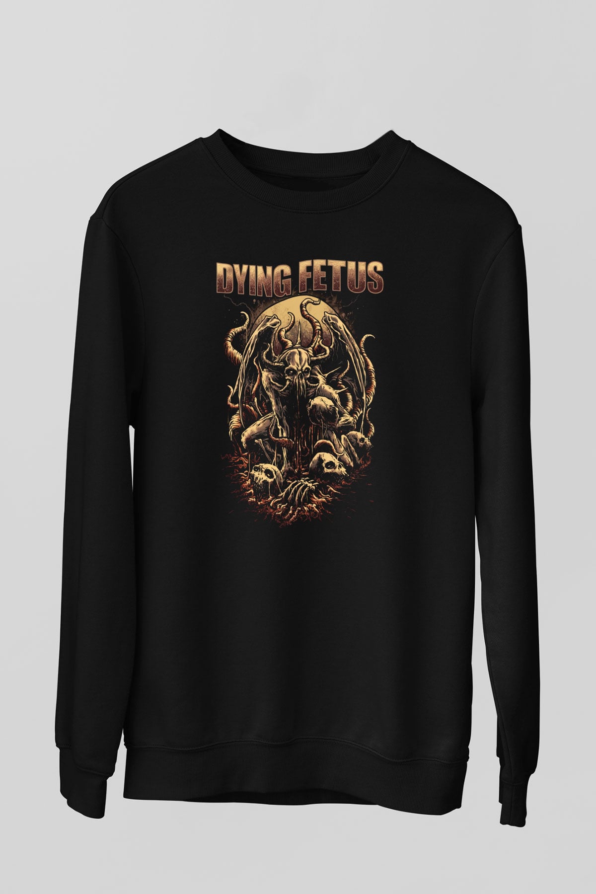 Dying Fetus Siyah Unisex Sweatshirt