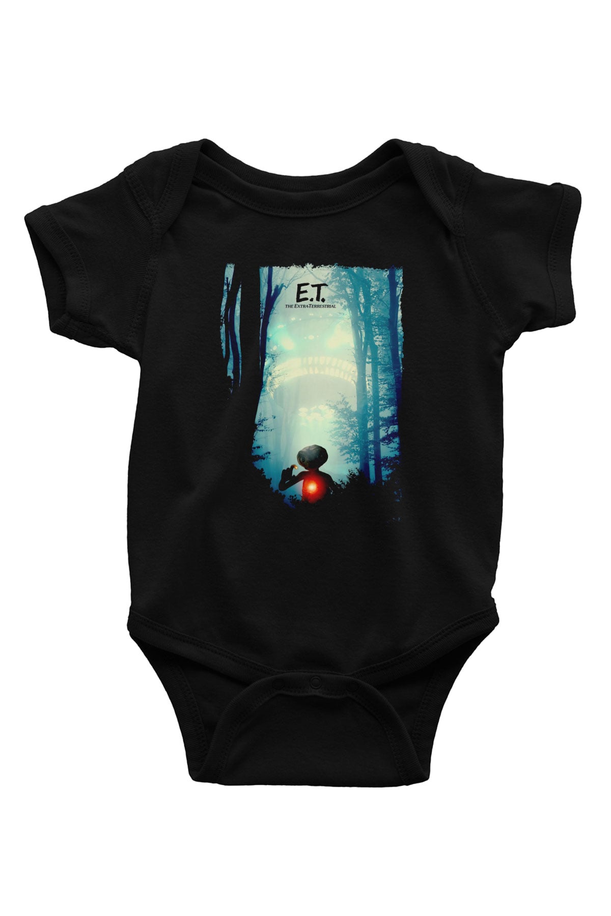E.T. Siyah Bebek Body - Zıbın