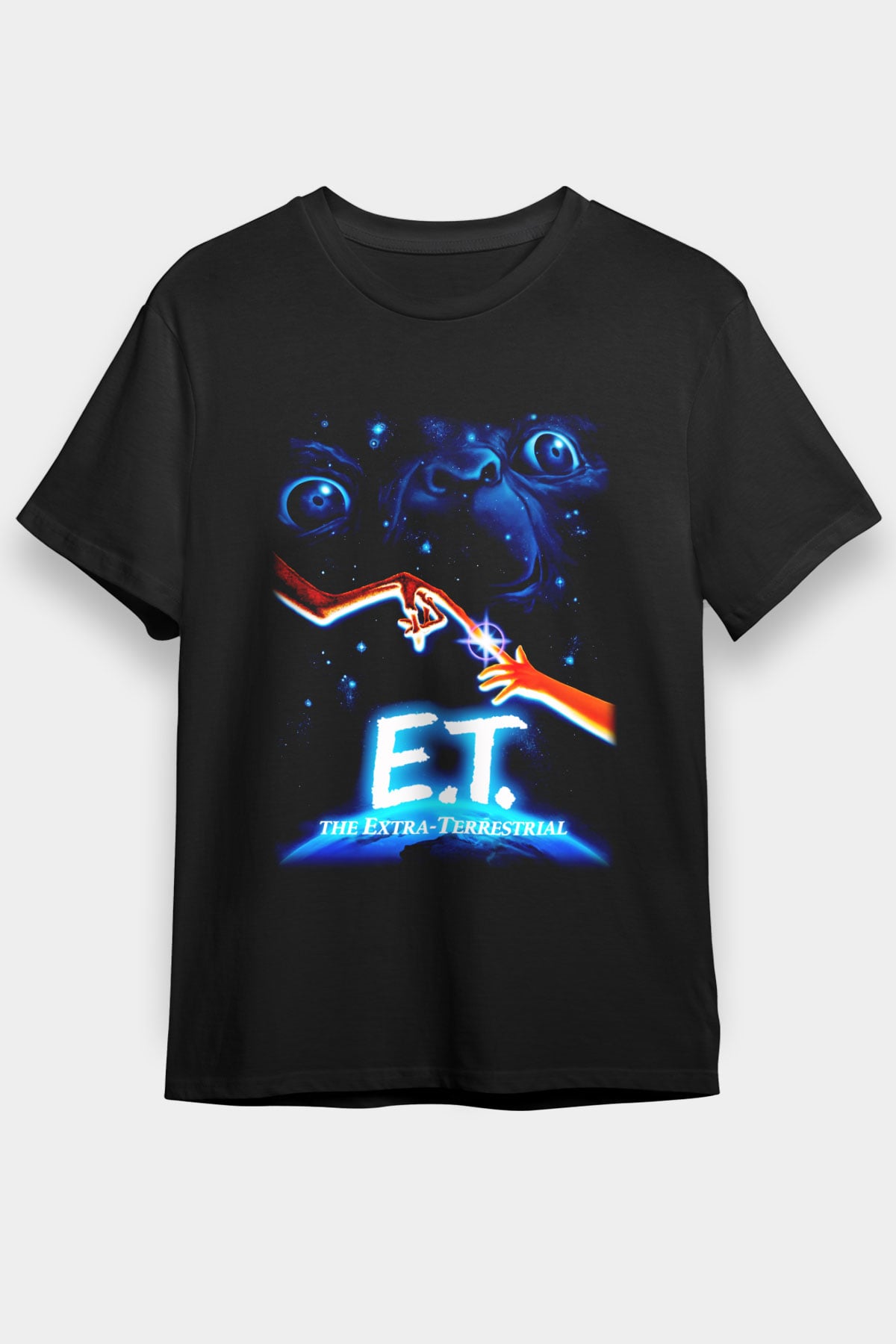 E.T. Siyah Unisex Tişört