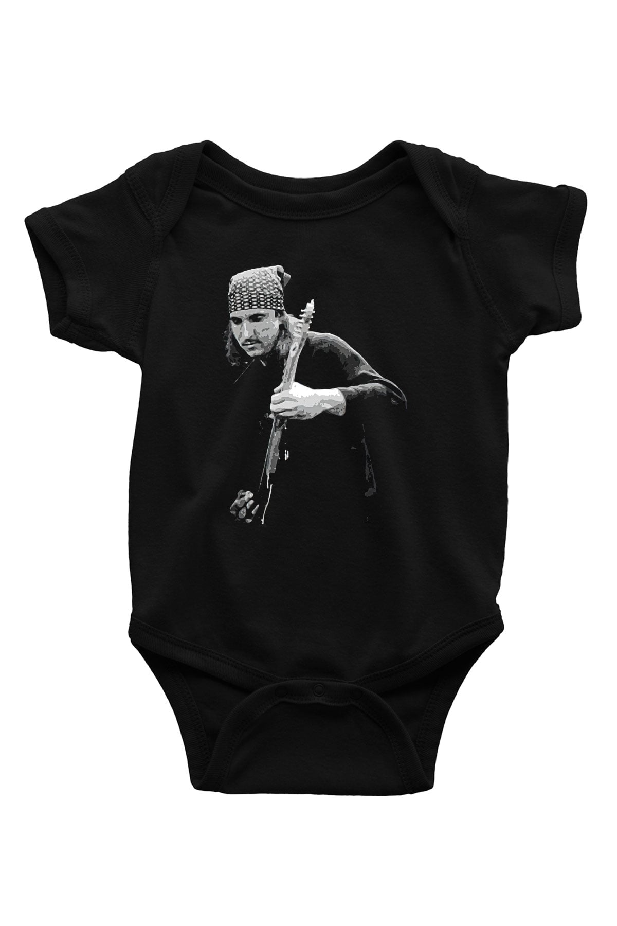 Eagles Baskılı Unisex Siyah Bebek Body - Zıbın