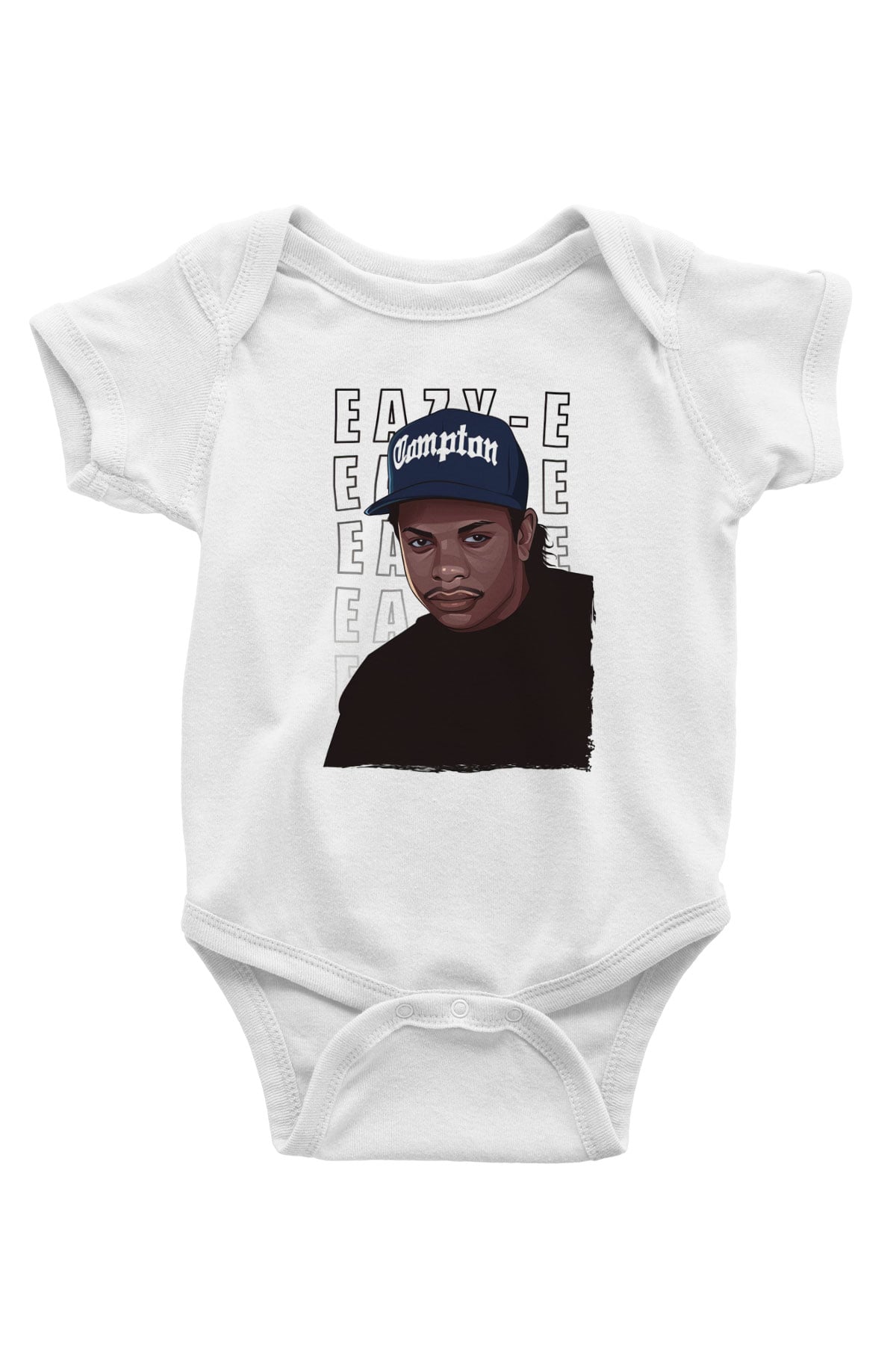 Eazy-E Beyaz Bebek Body - Zıbın