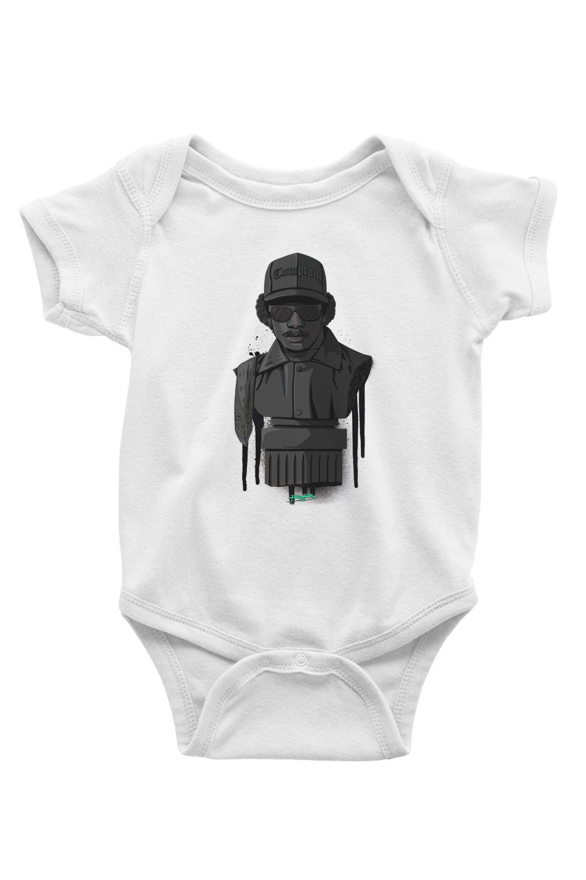 Eazy-E Beyaz Bebek Body - Zıbın