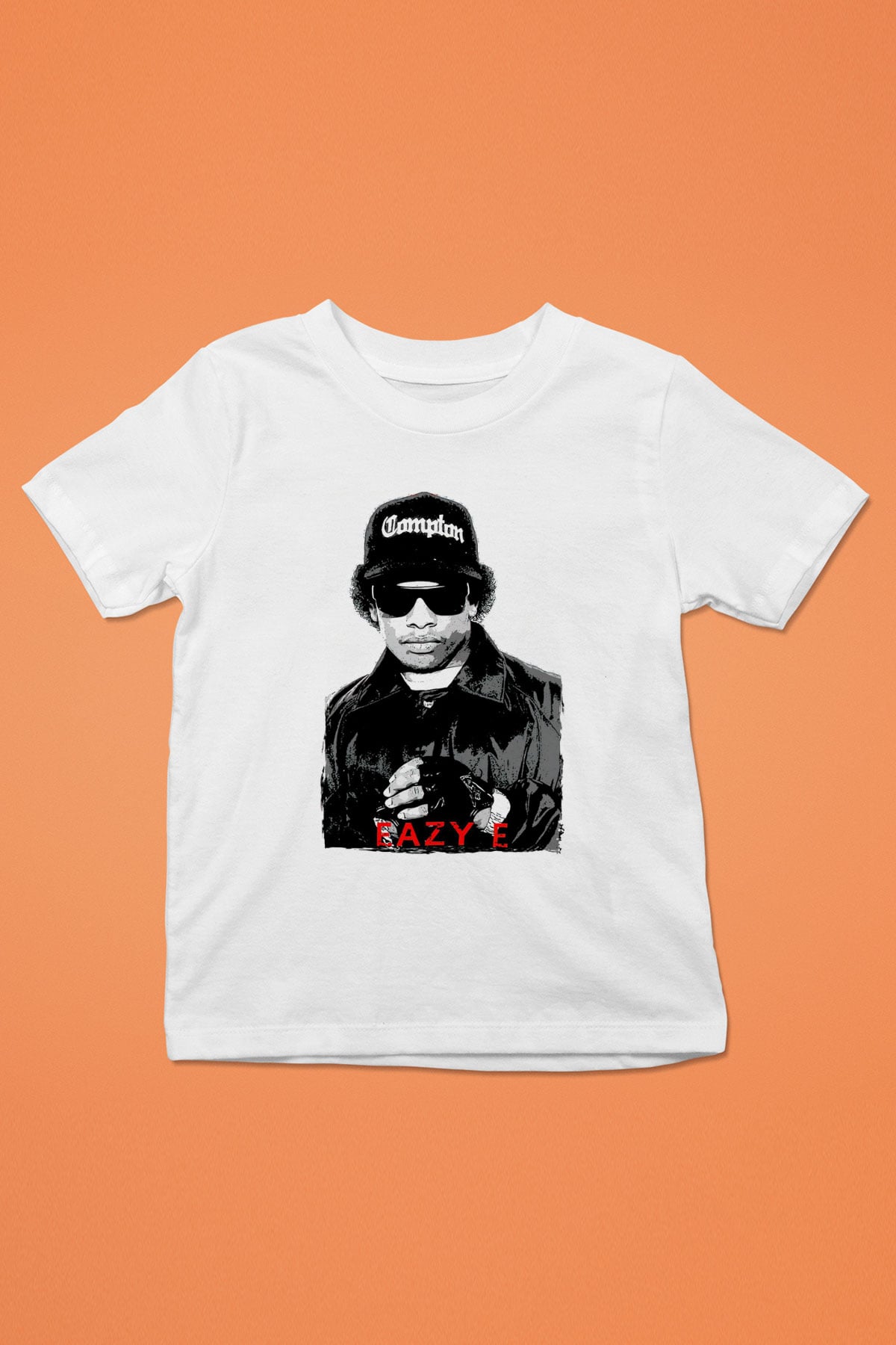 Eazy-E Beyaz Unisex Çocuk Tişört