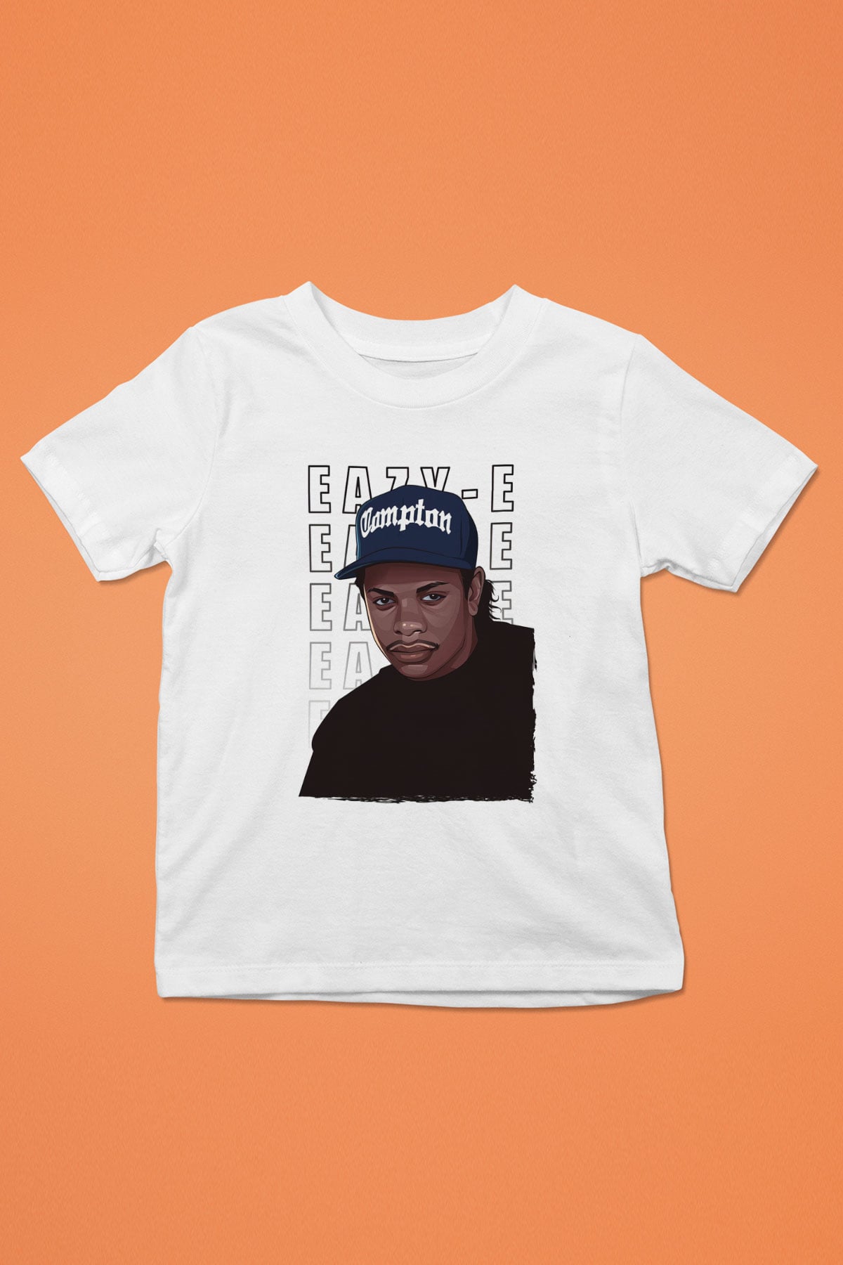 Eazy-E Beyaz Unisex Çocuk Tişört