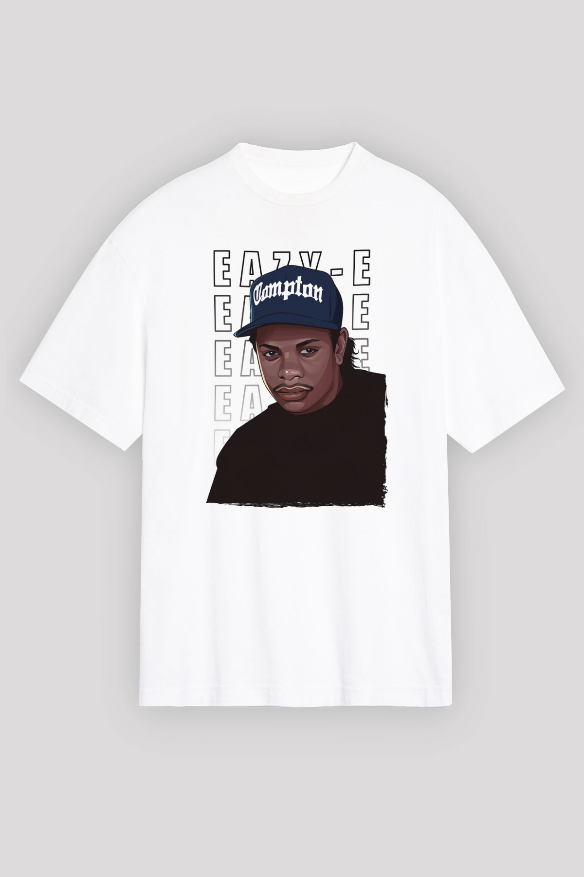 Eazy-E Beyaz Unisex Tişört T-Shirt - TişörtFabrikası