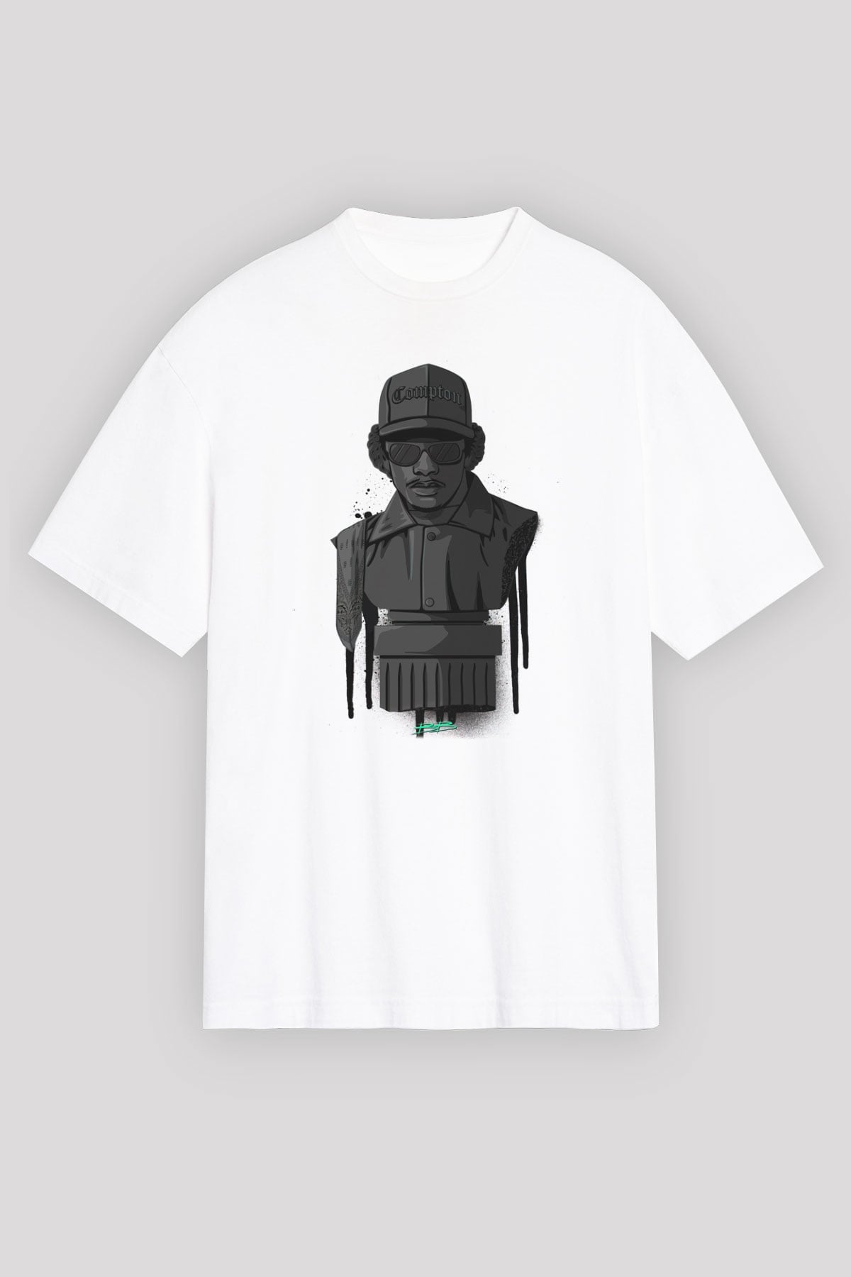 Eazy-E Beyaz Unisex Tişört T-Shirt - TişörtFabrikası