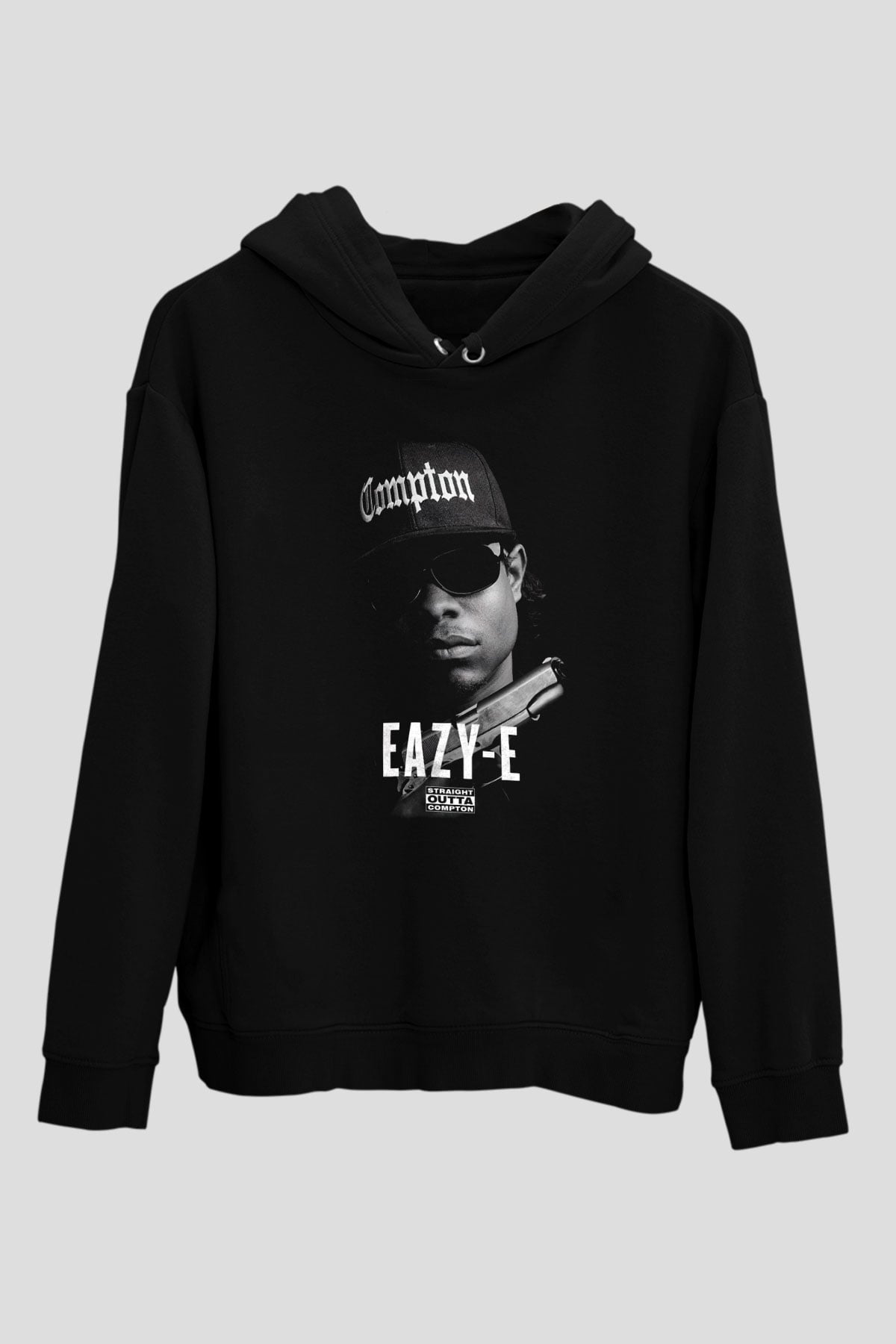 Eazy-E Siyah Unisex Hoodie