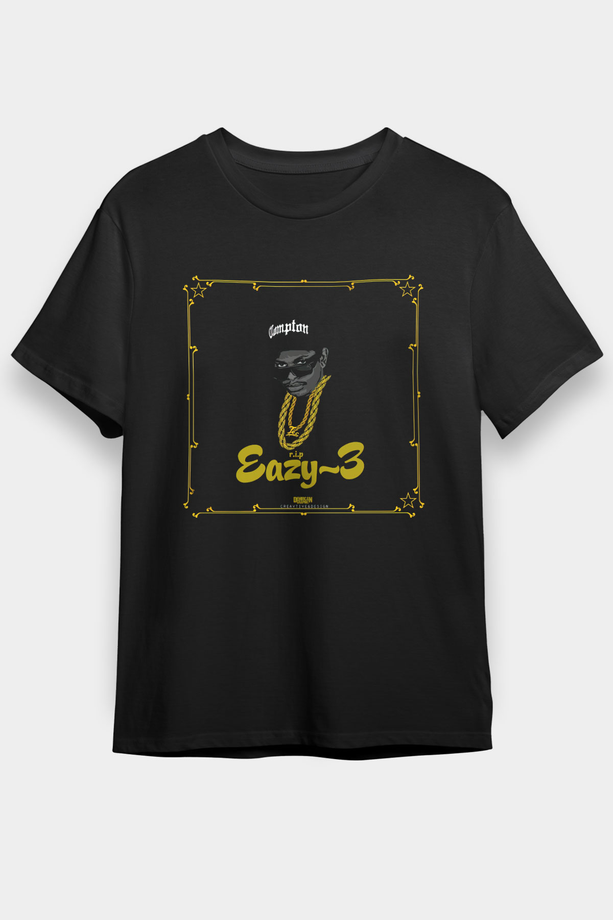 Eazy-E Siyah Unisex Tişört T-Shirt - TişörtFabrikası