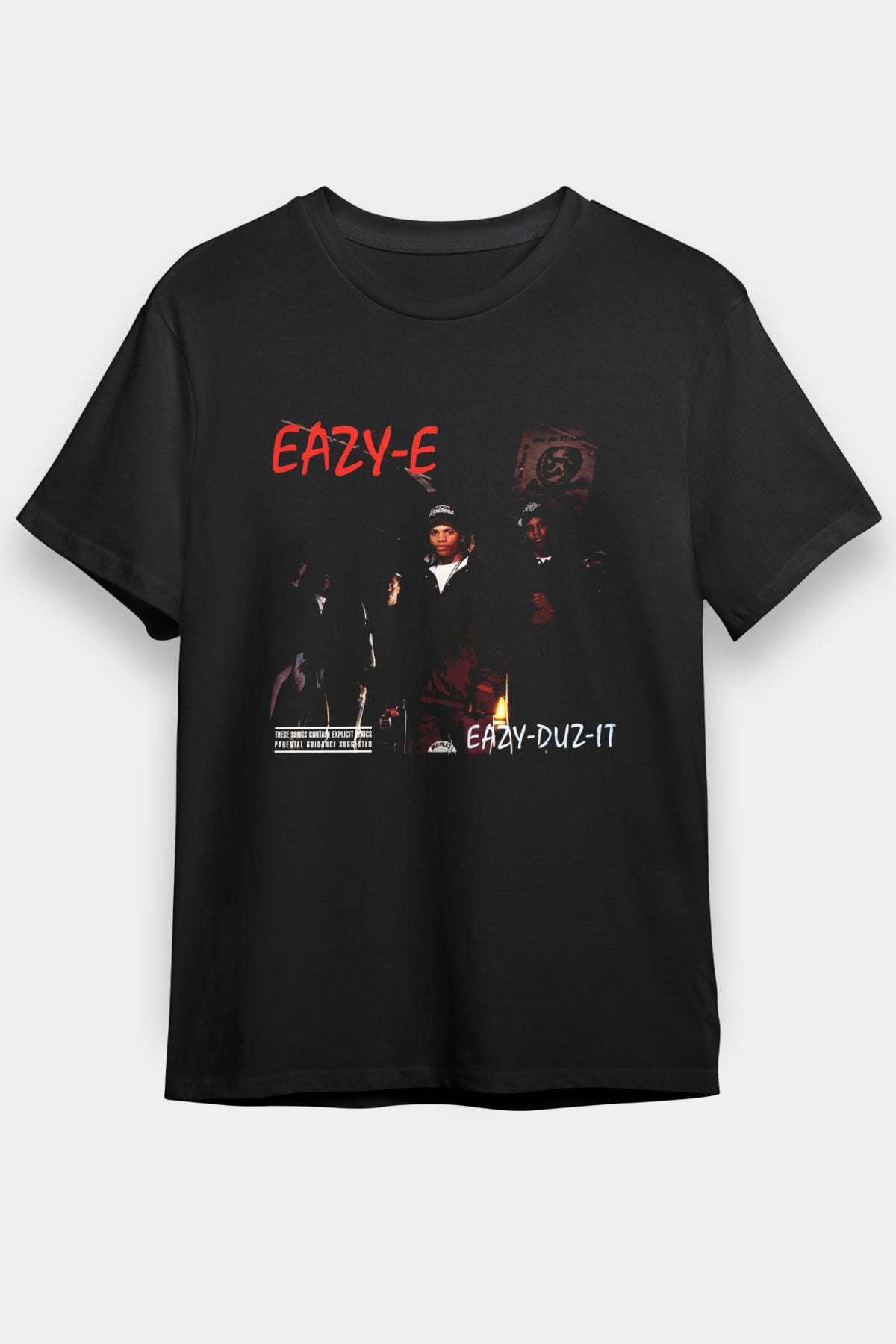 Eazy-E Siyah Unisex Tişört T-Shirt - TişörtFabrikası