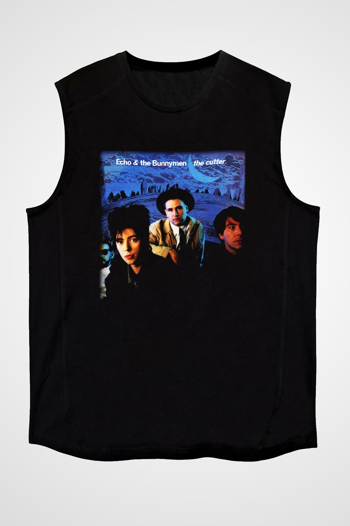 Echo and the Bunnymen Siyah Unisex Kolsuz Tişört