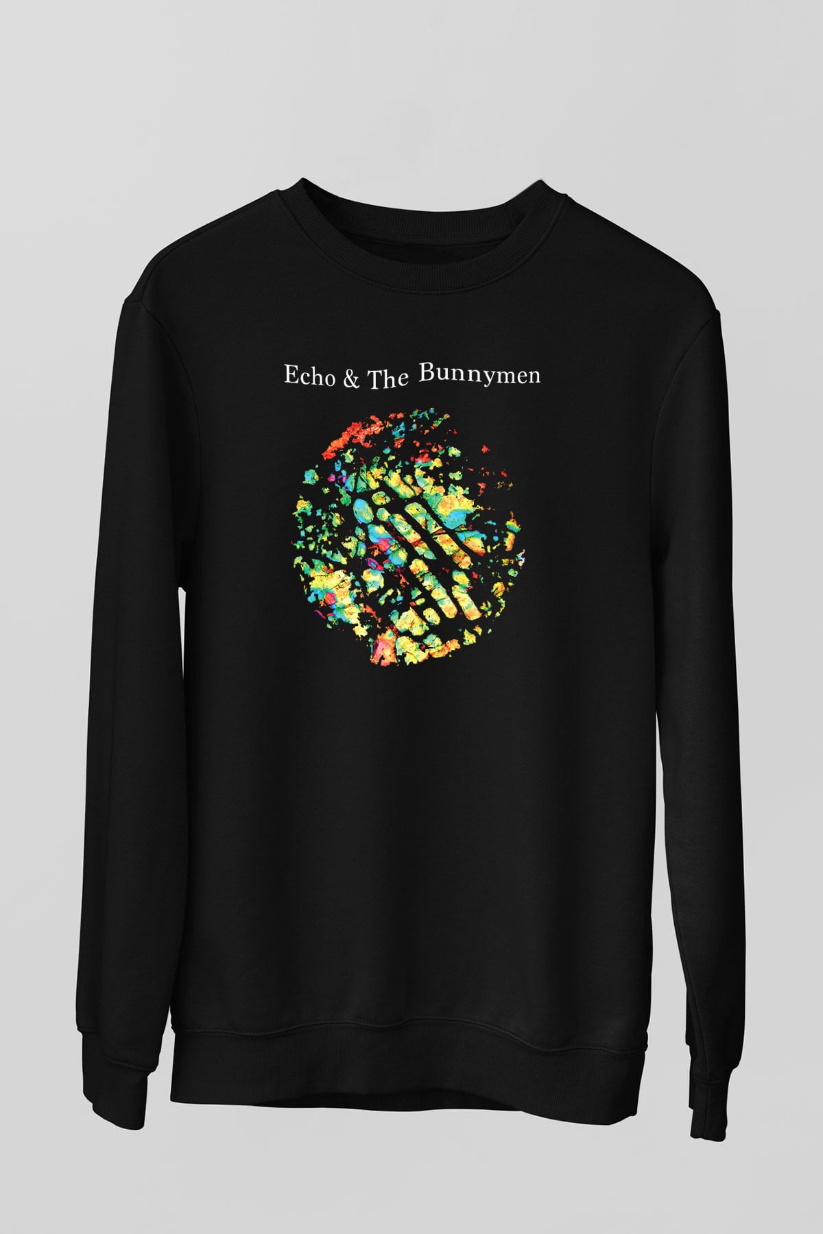 Echo and the Bunnymen Siyah Unisex Sweatshirt