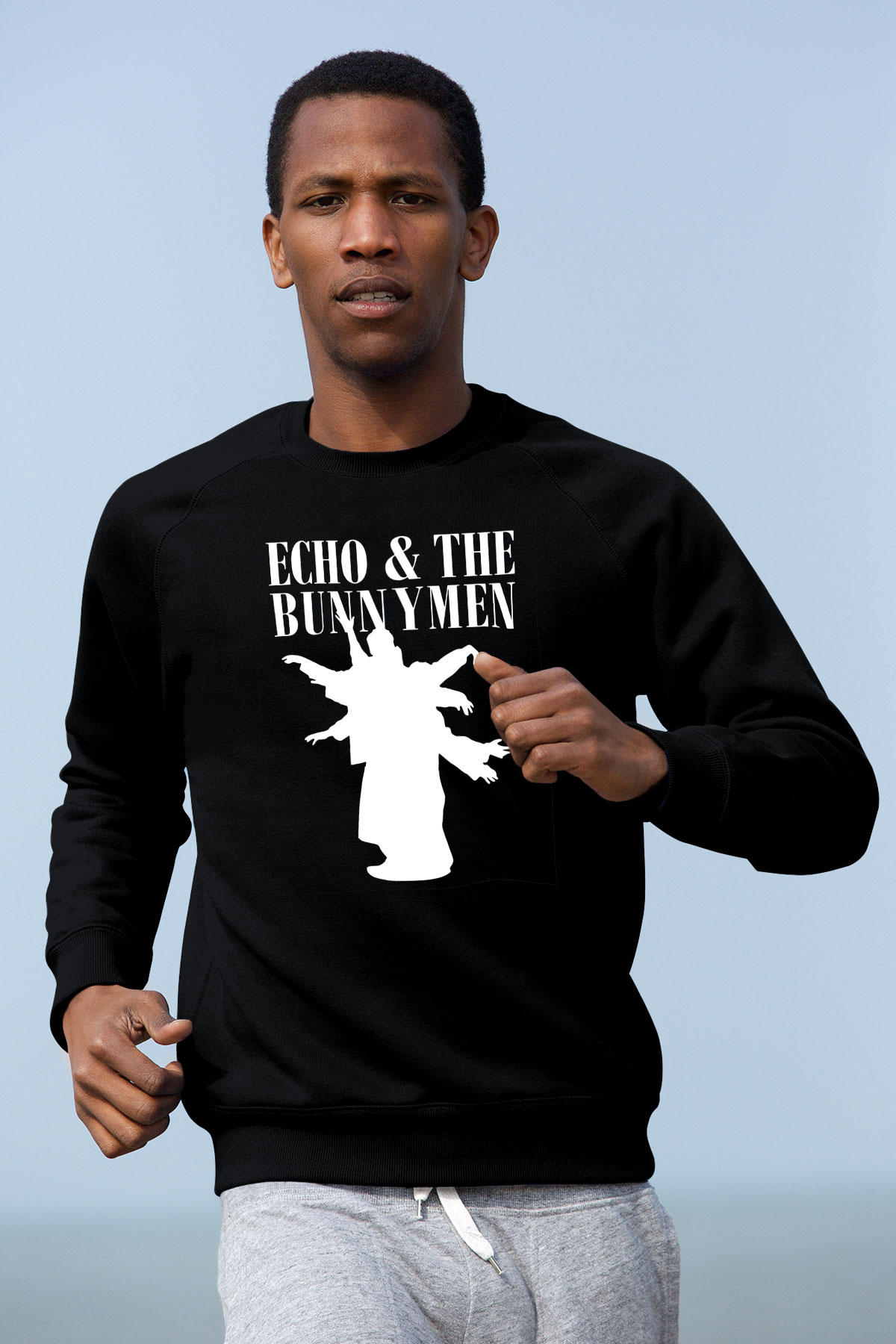 Echo and the Bunnymen Siyah Unisex Sweatshirt