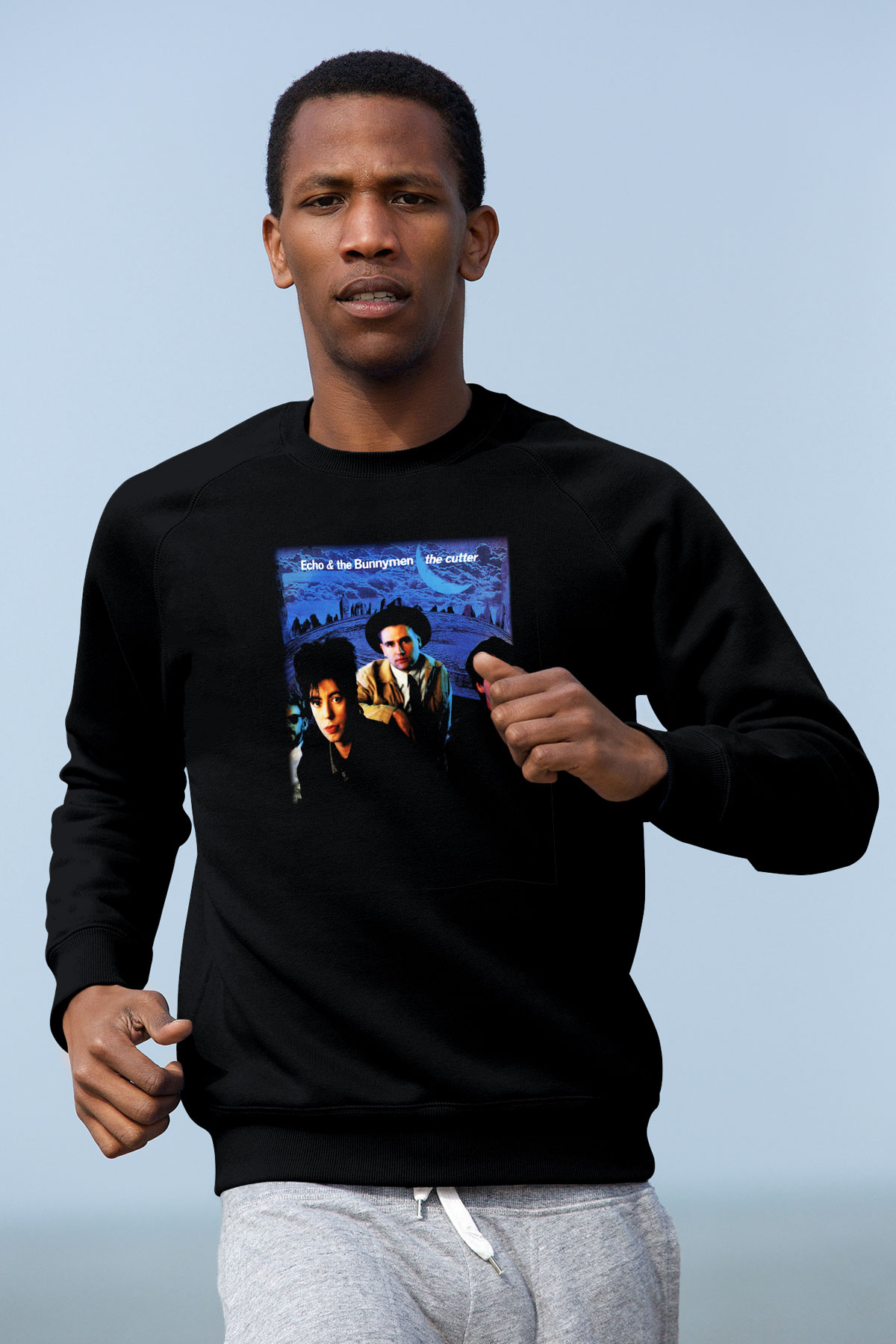 Echo and the Bunnymen Siyah Unisex Sweatshirt