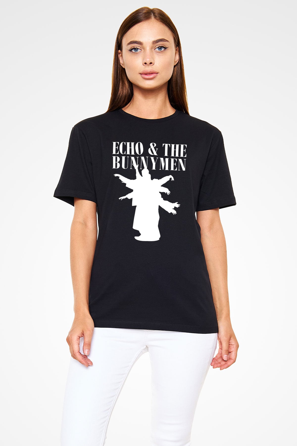 Echo and the Bunnymen Siyah Unisex Tişört T-Shirt - TişörtFabrikası