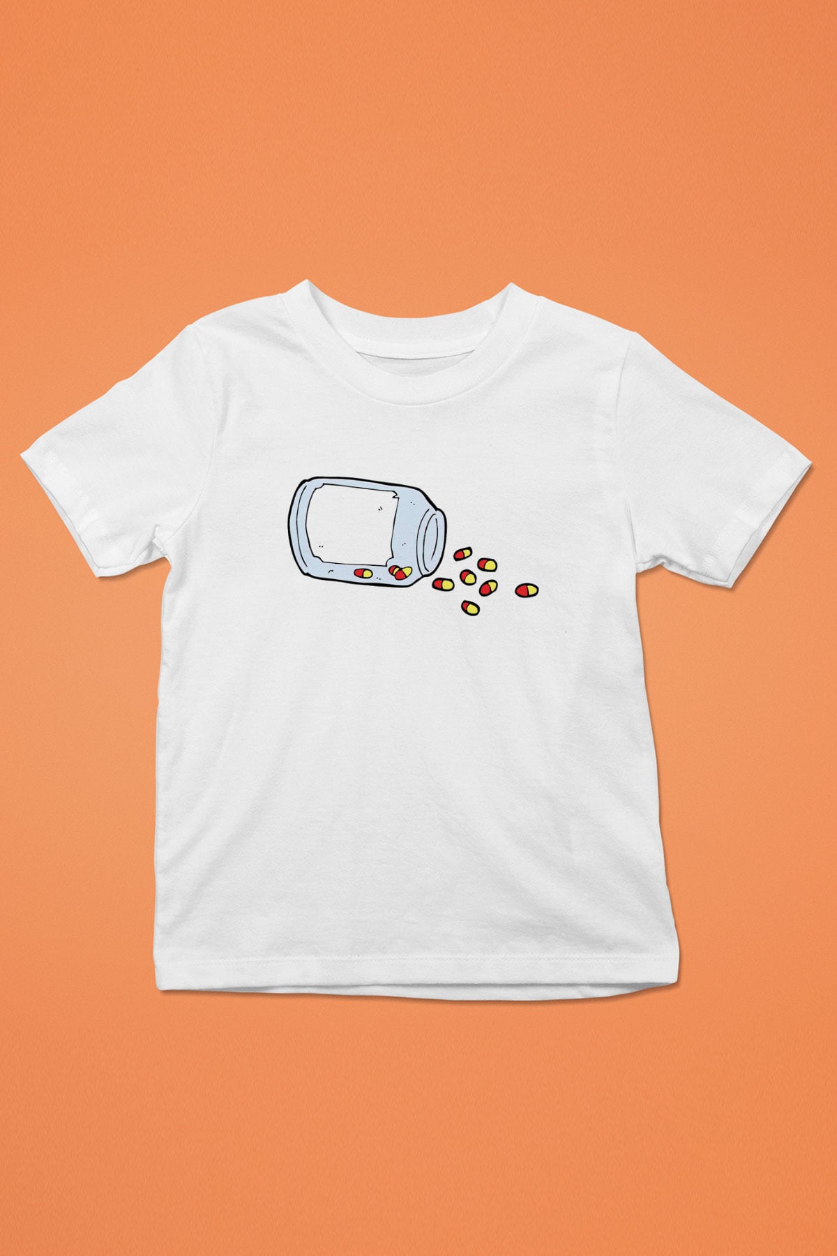 Eczacı Baskılı Beyaz Unisex Çocuk Tişört